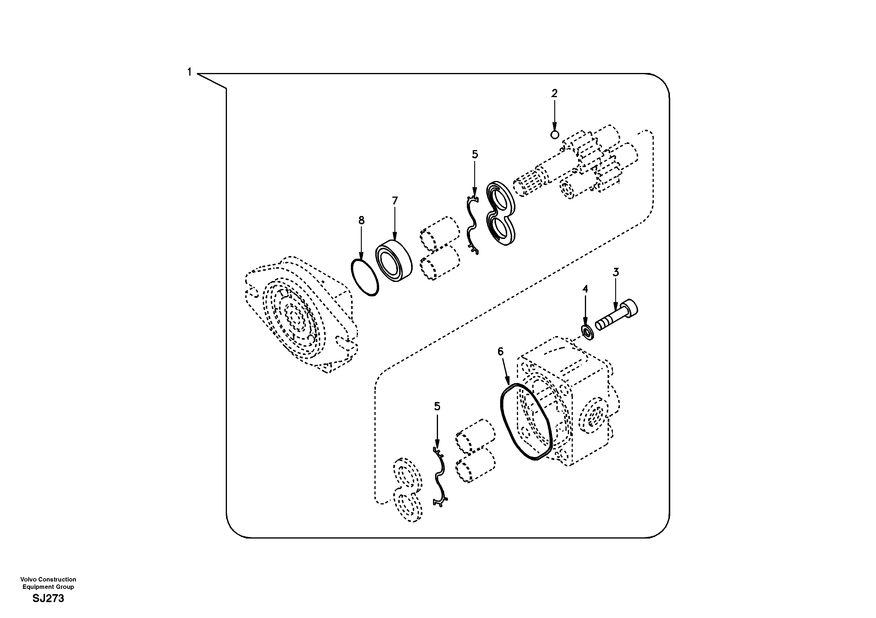 Gear Pump SA8230-28210 VOLVO