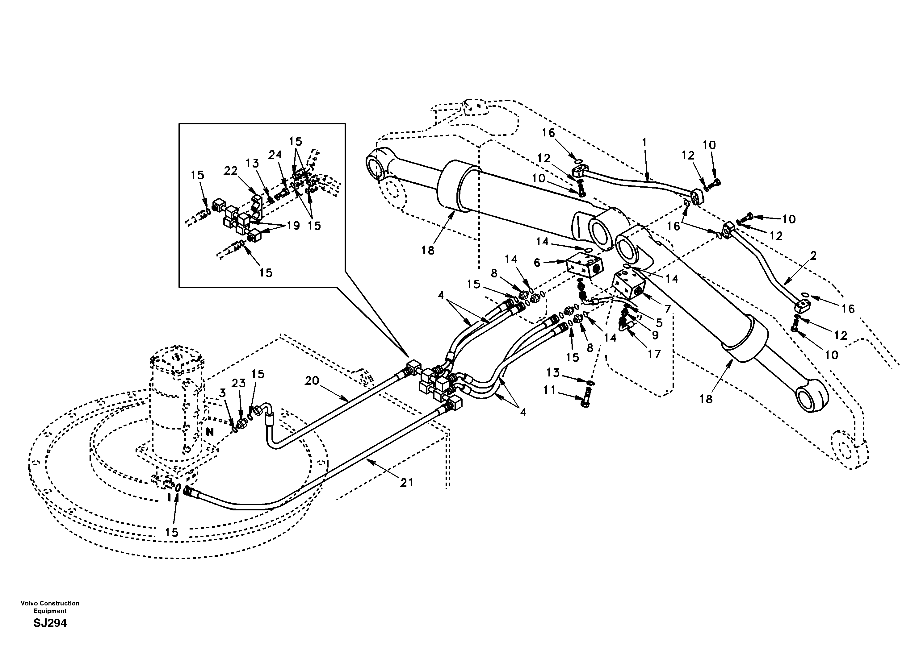 Hose SA9402-34629 VOLVO
