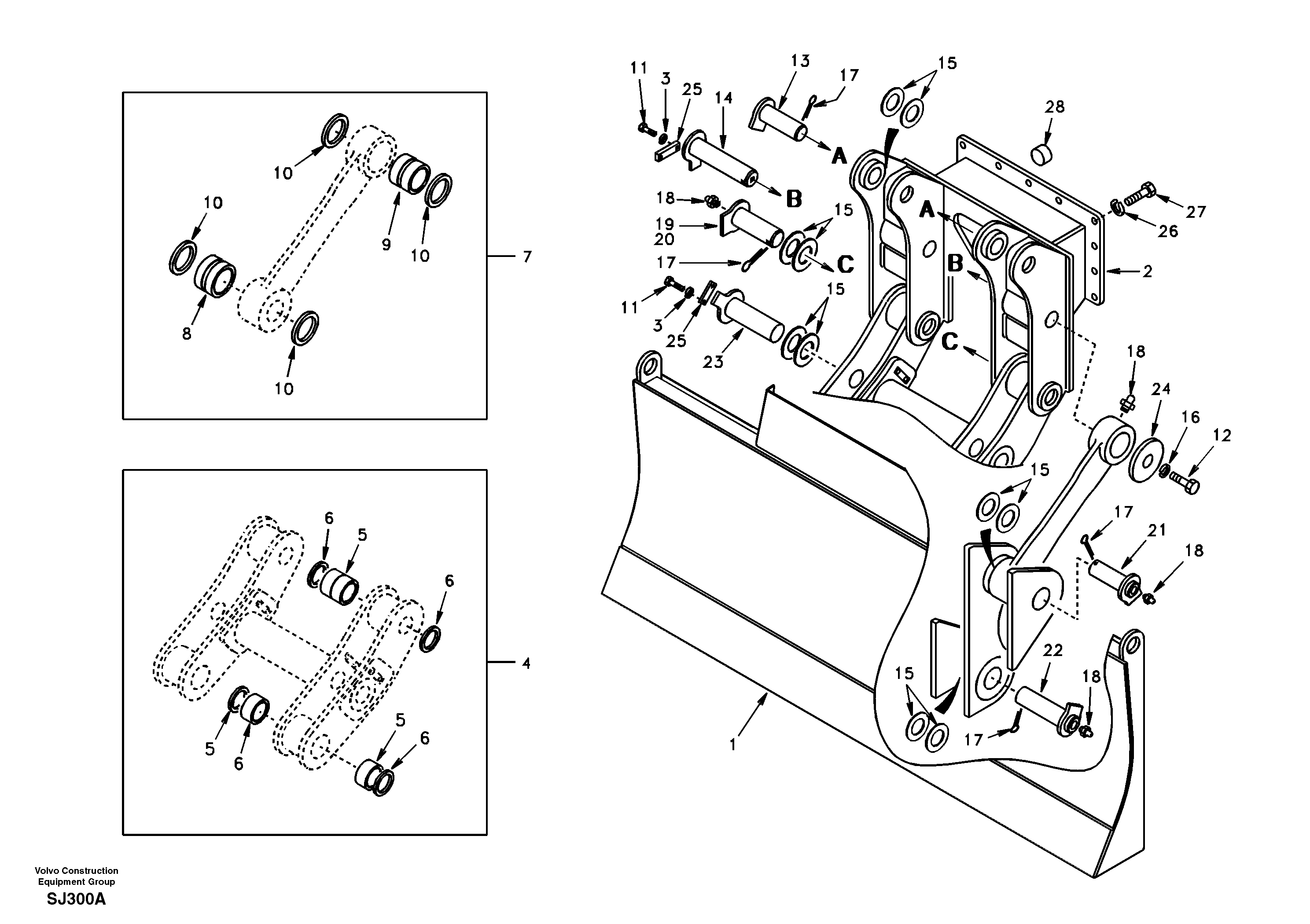 Pin SA1175-00441 VOLVO