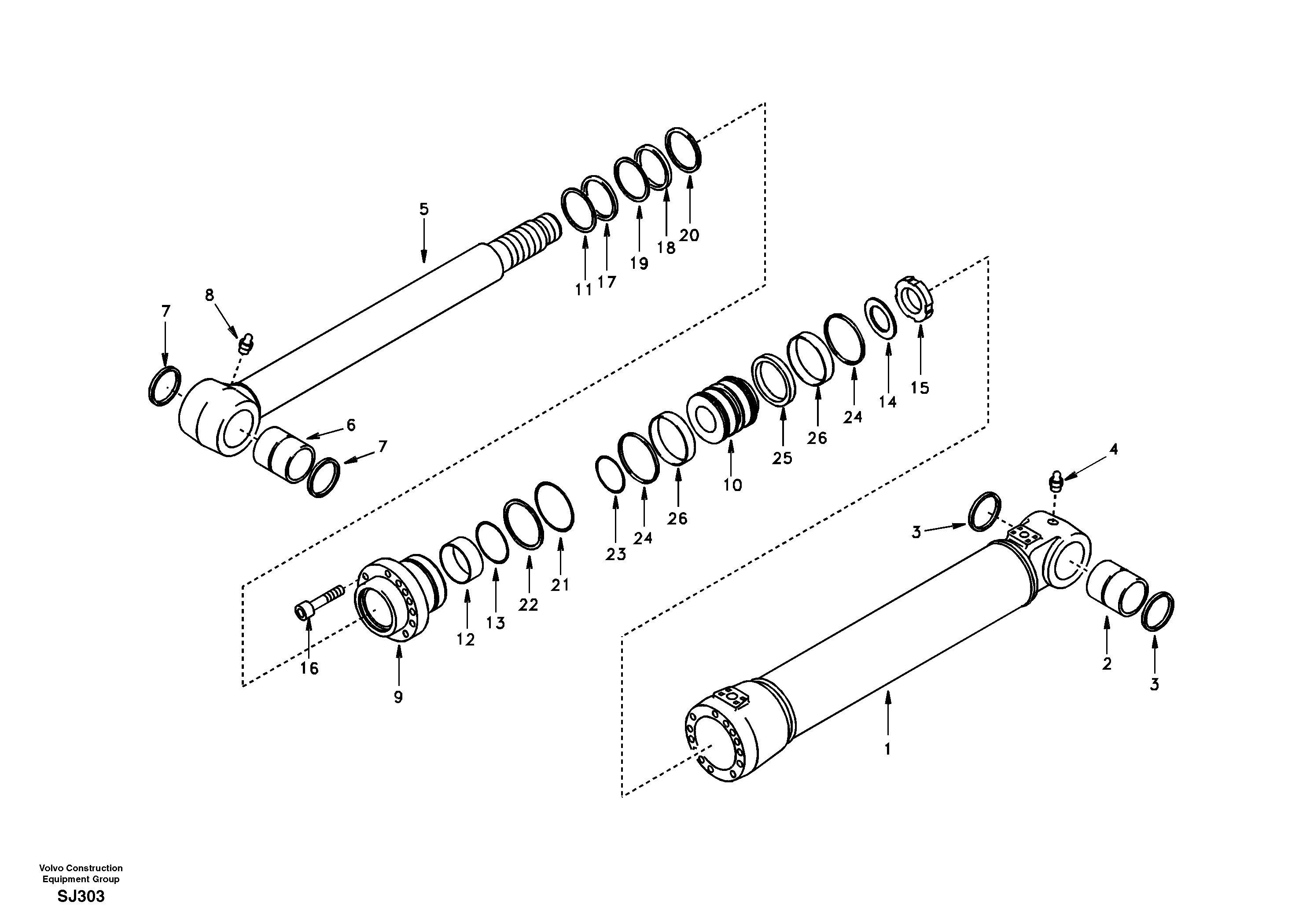 Tube assembly VOE14501151 VOLVO
