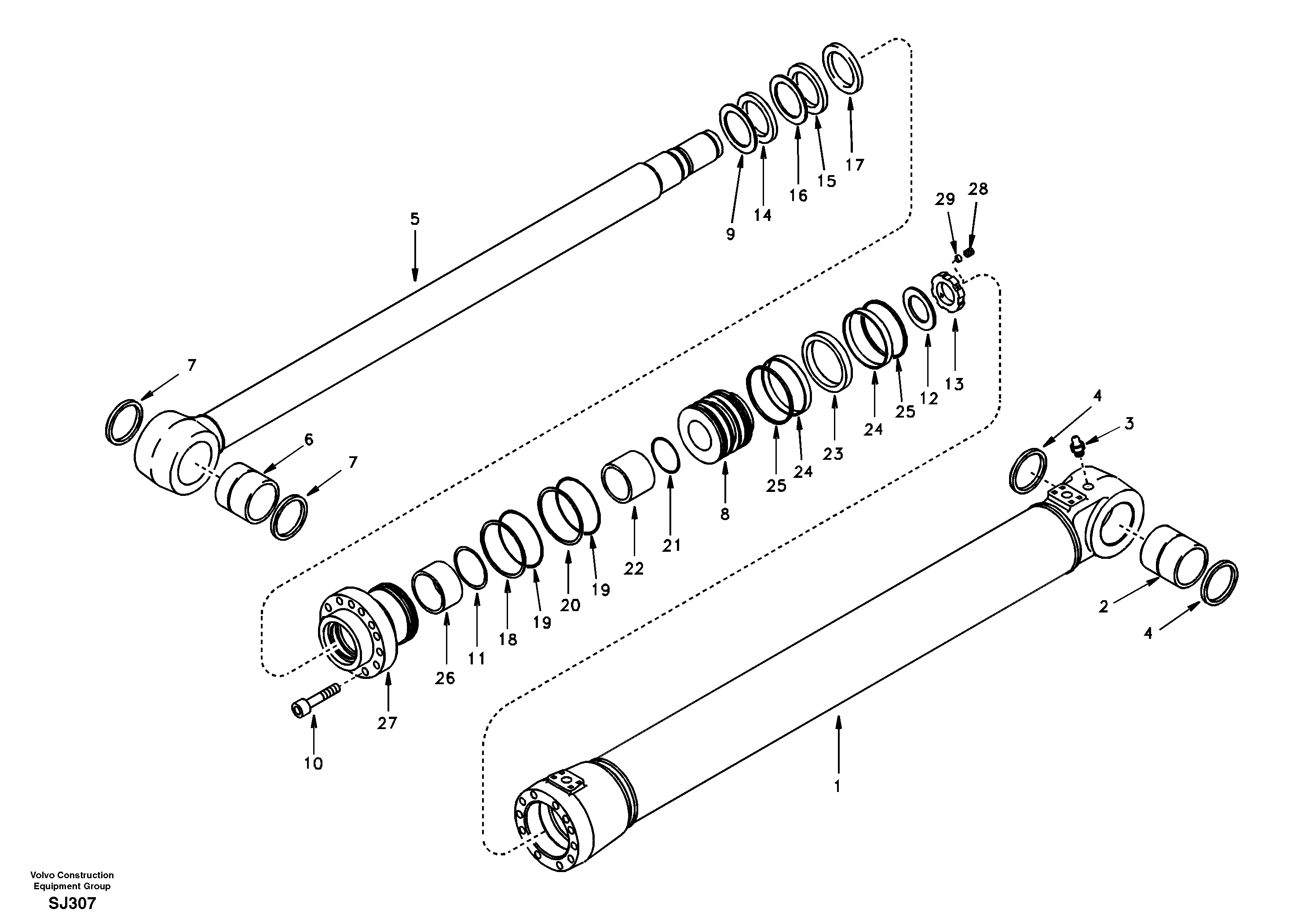 Bushing SA1146-02410 VOLVO