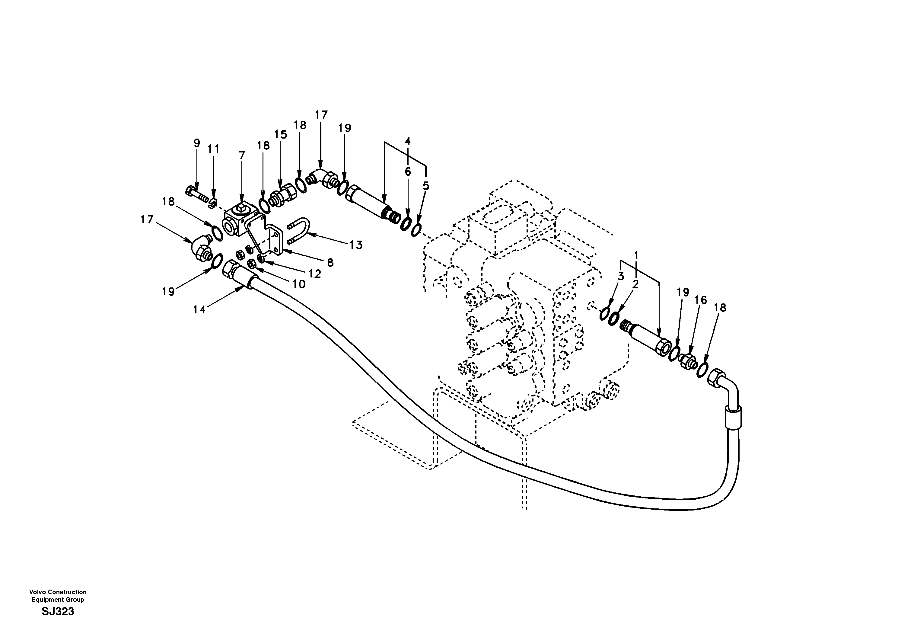 Plate VOE14501949 VOLVO
