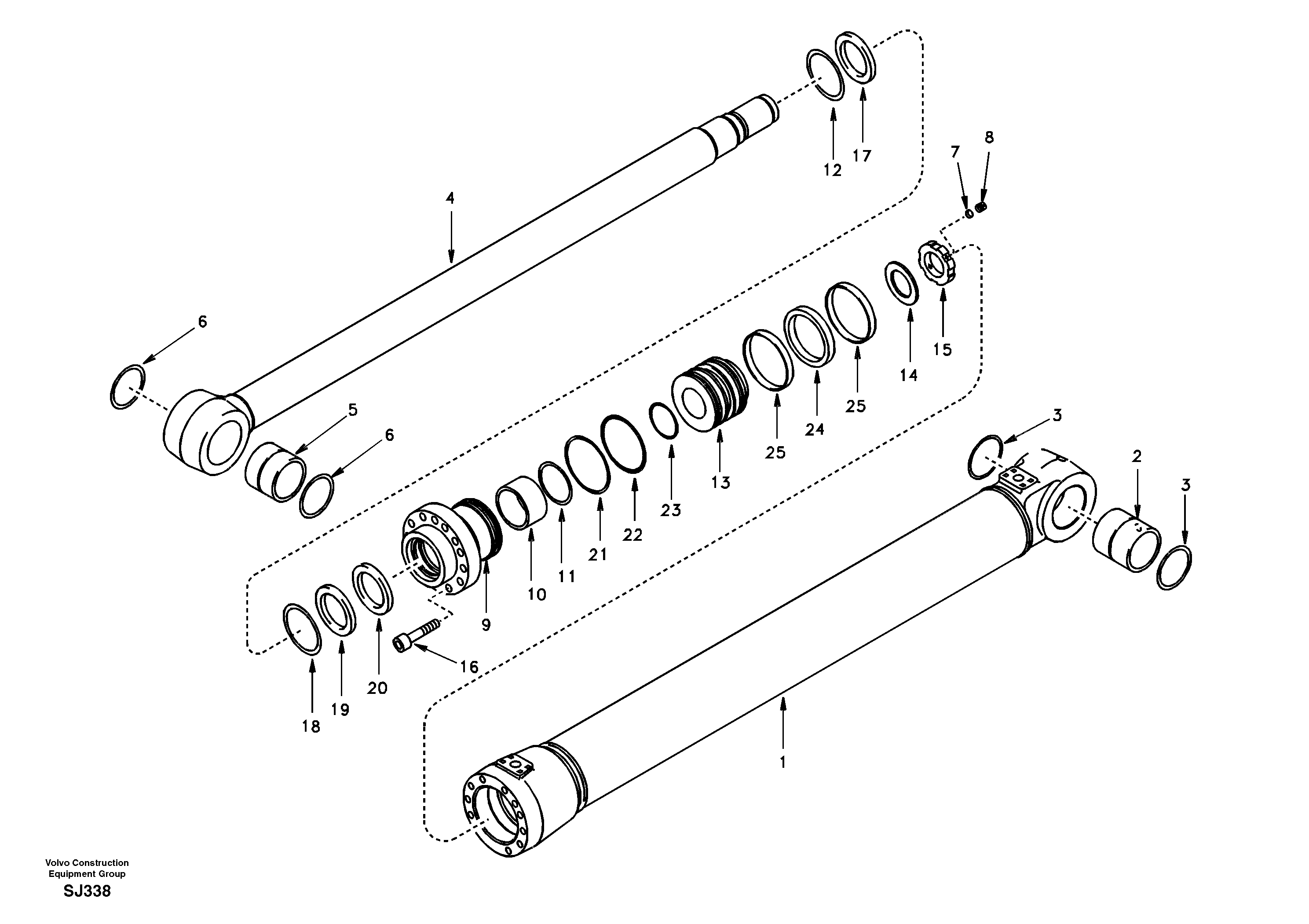 Rod Assy VOE14501156 VOLVO