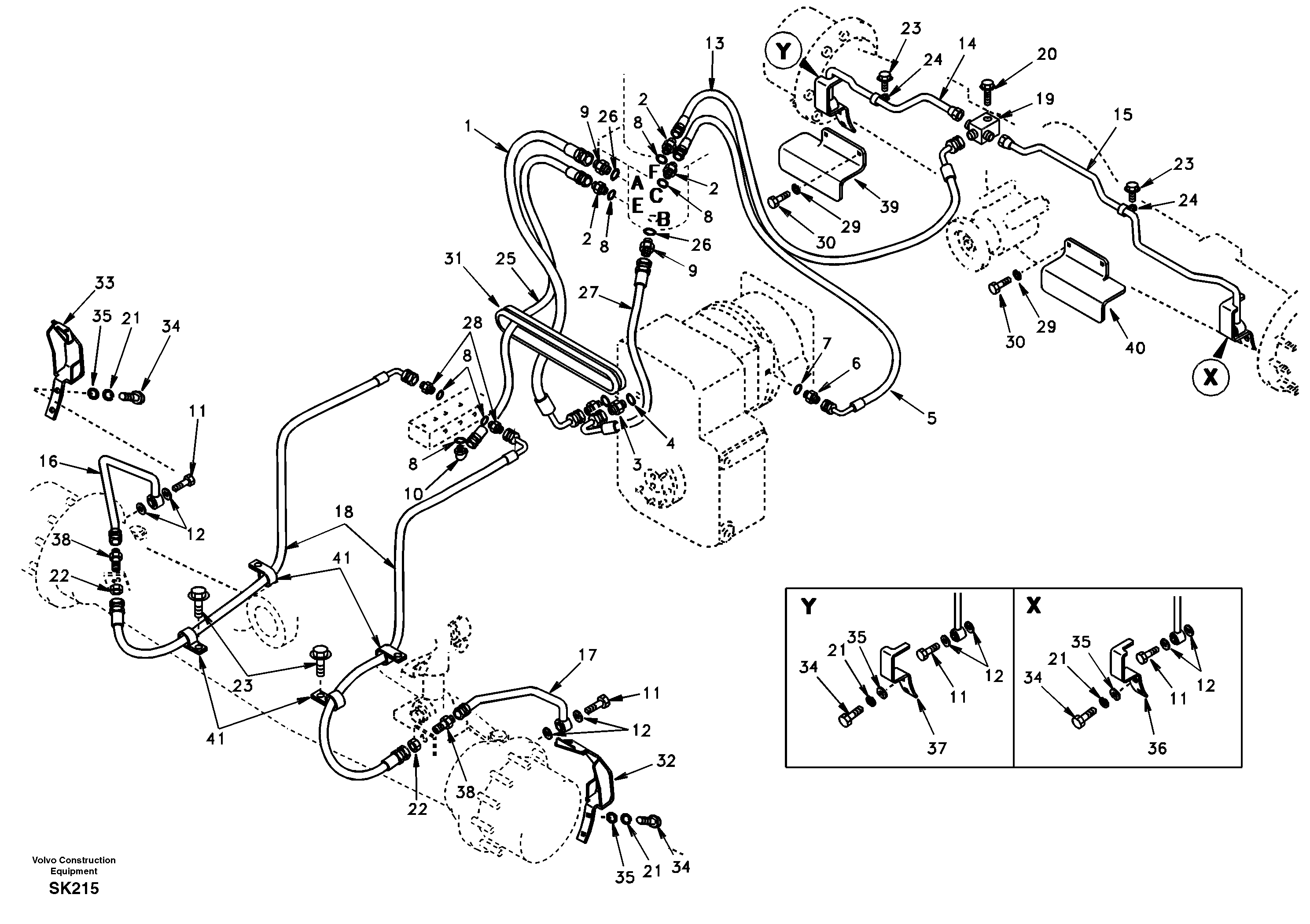 Bracket SA1135-00641 VOLVO