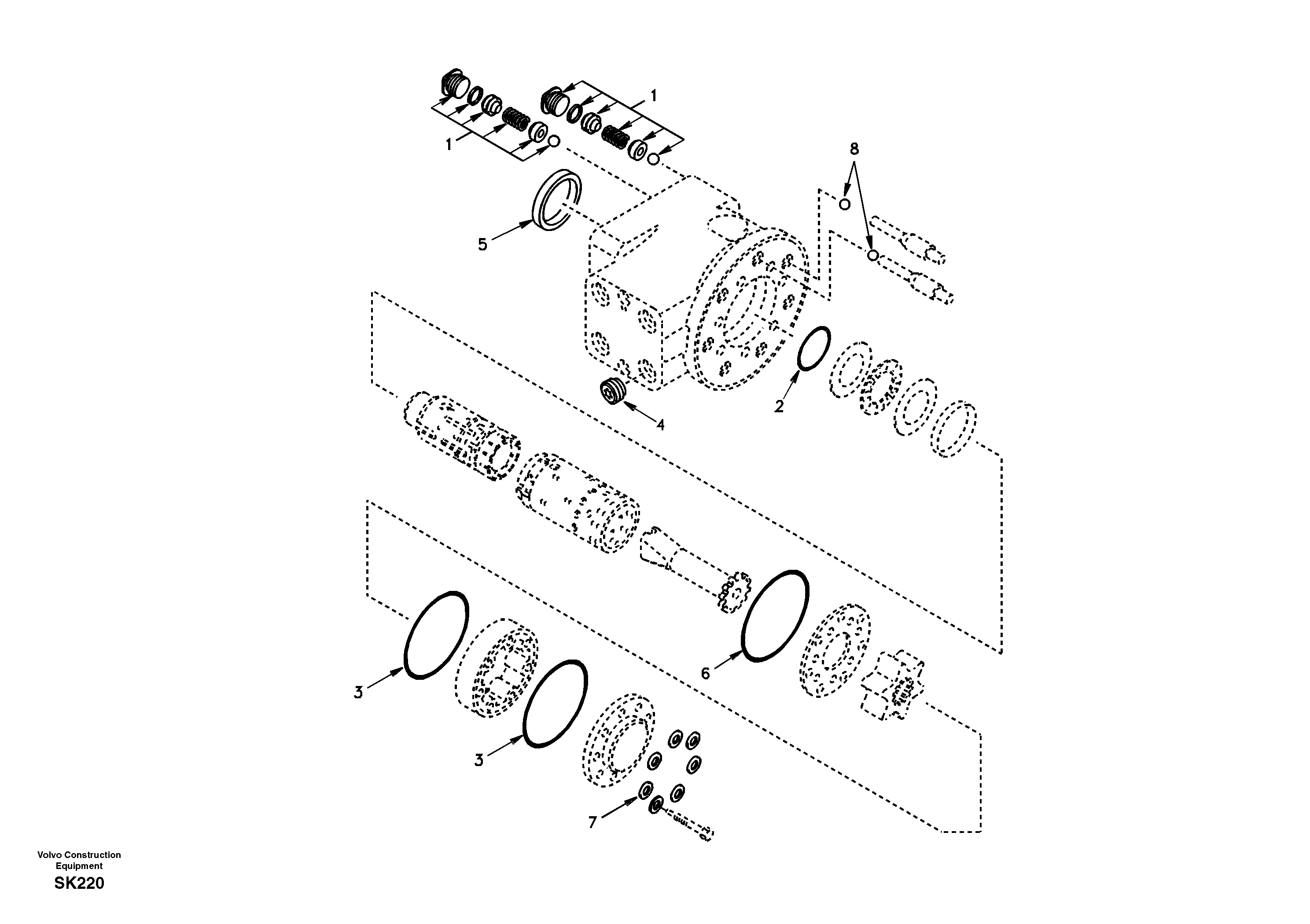 Sealing Kit SA8330-00830 VOLVO