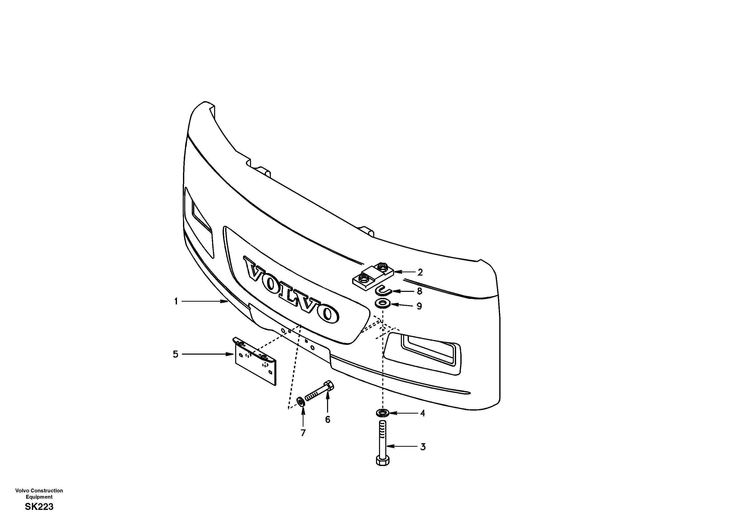 Counterweight VOE14511062 VOLVO
