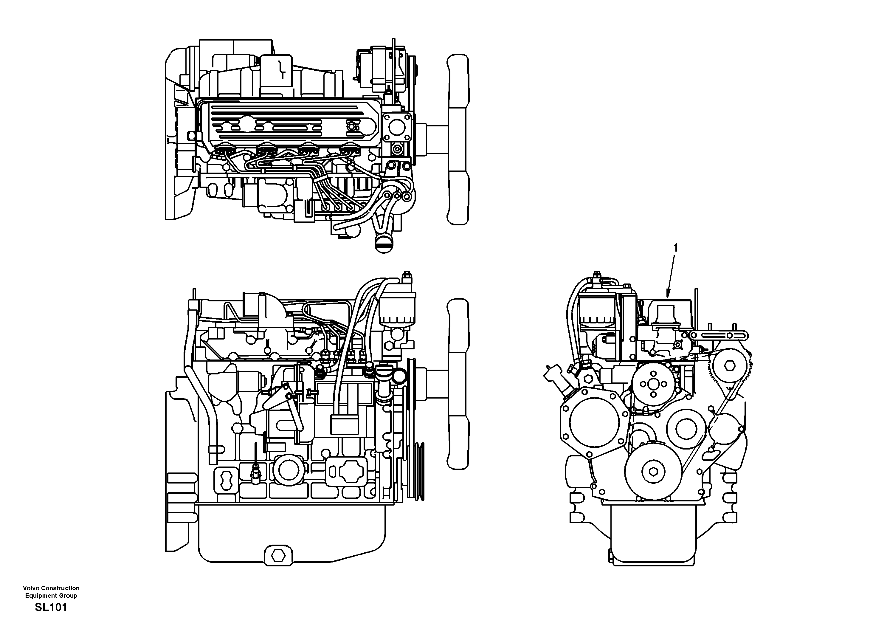Двигатель SA/VOE14510332 VOLVO