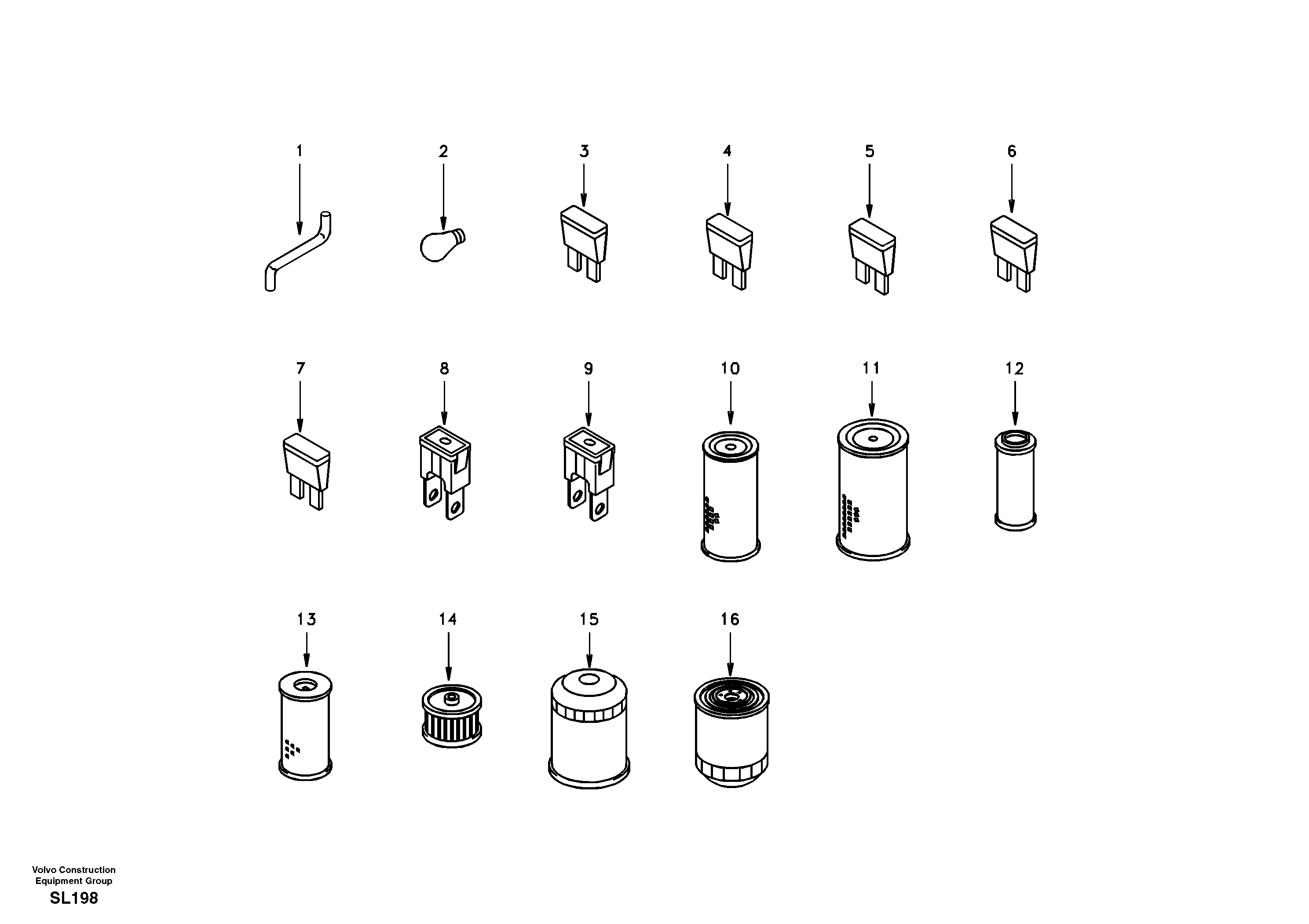 Fuse SA9877-25000 VOLVO
