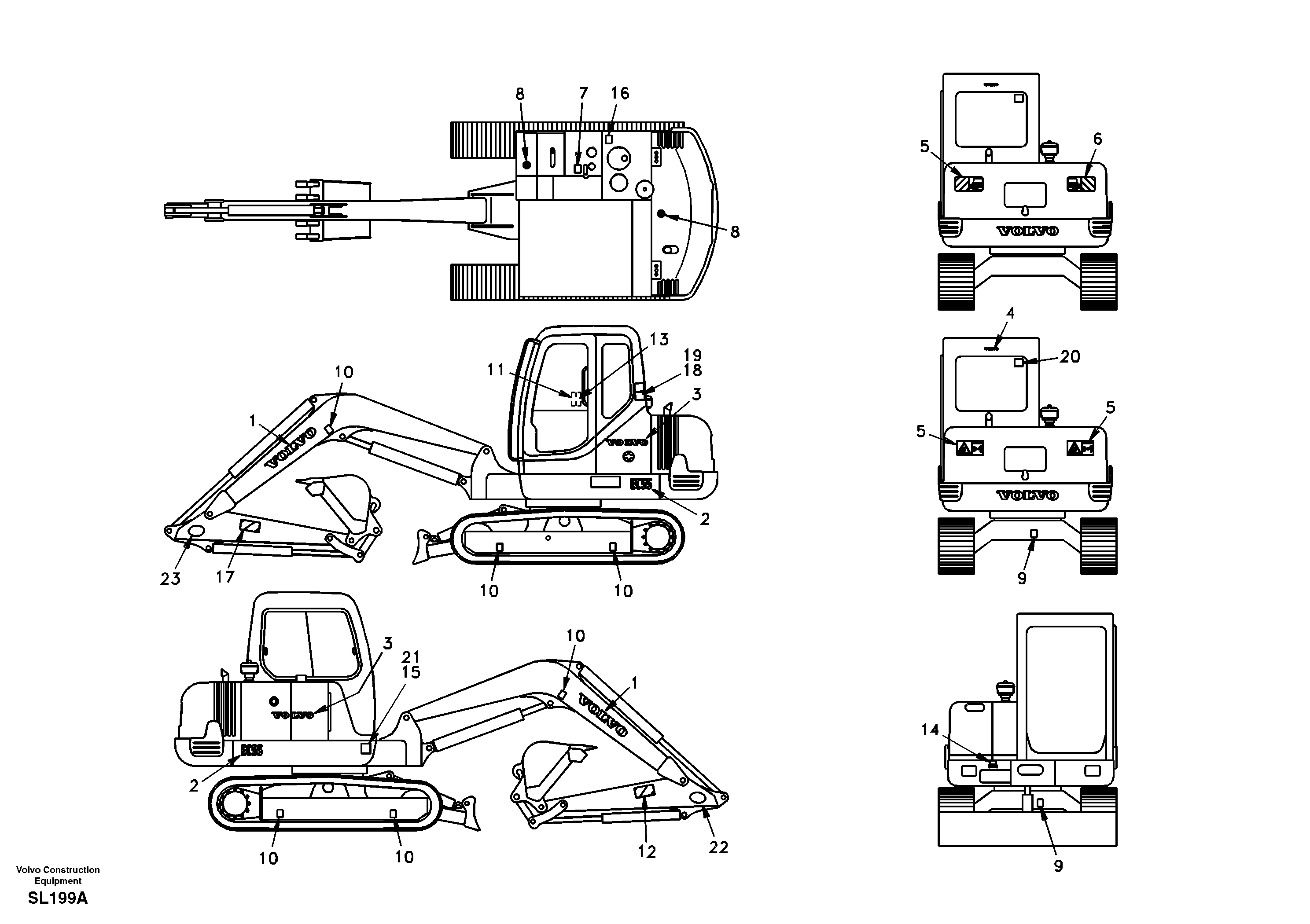 Decal Set VOE14517366 VOLVO