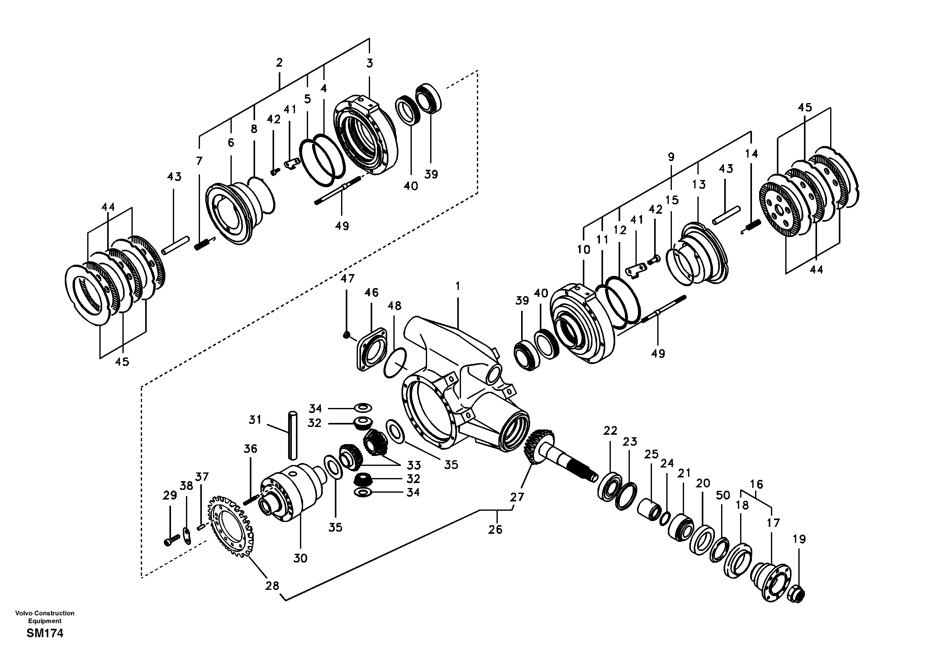Flange SA7113-51110 VOLVO