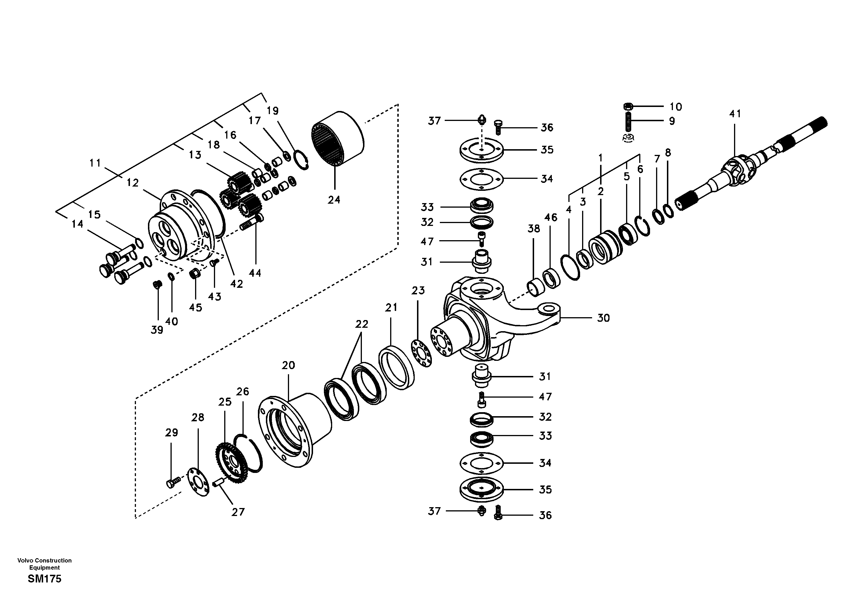 Stairs SA9611-04520 VOLVO