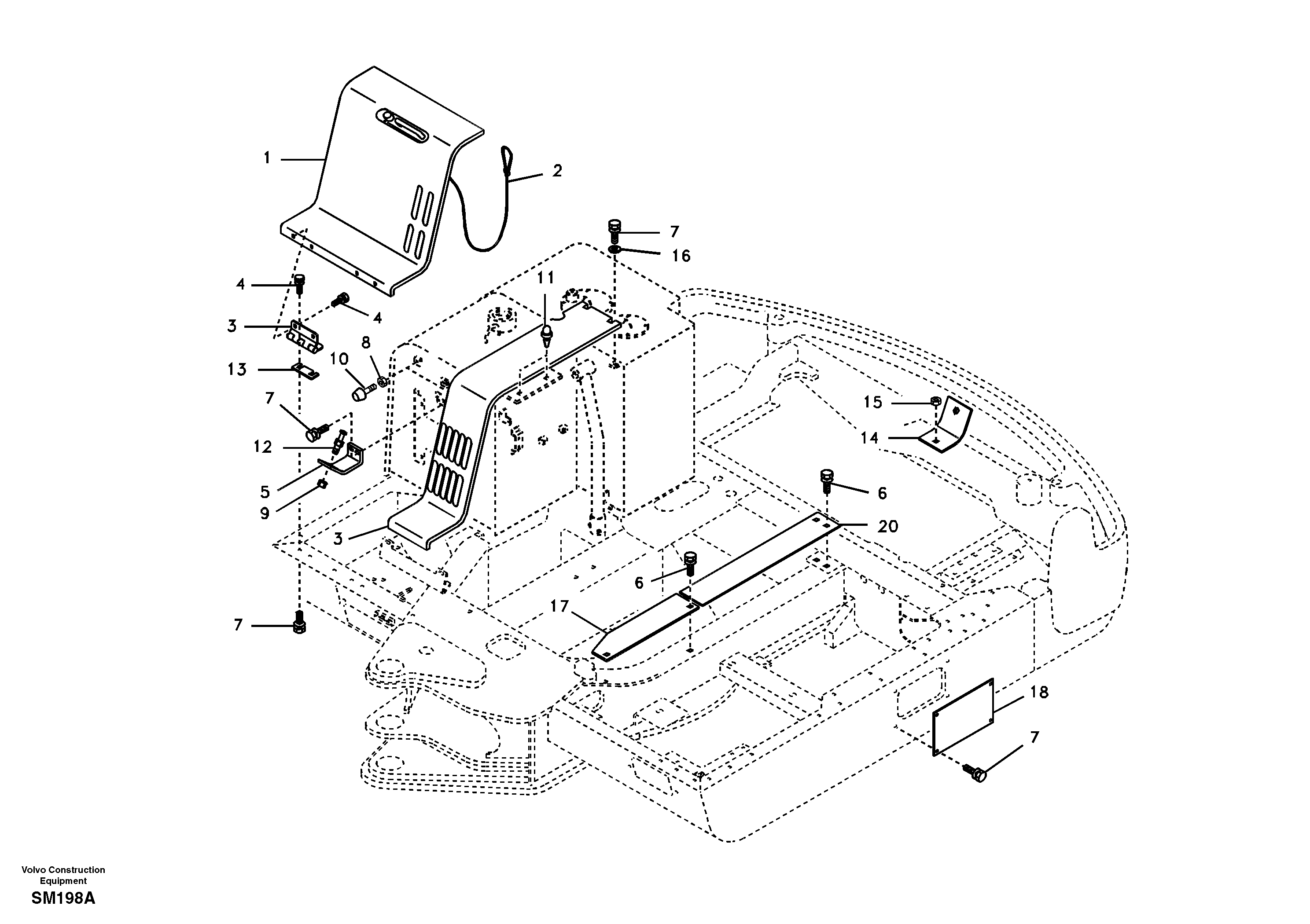 Cover SA1164-30251 VOLVO