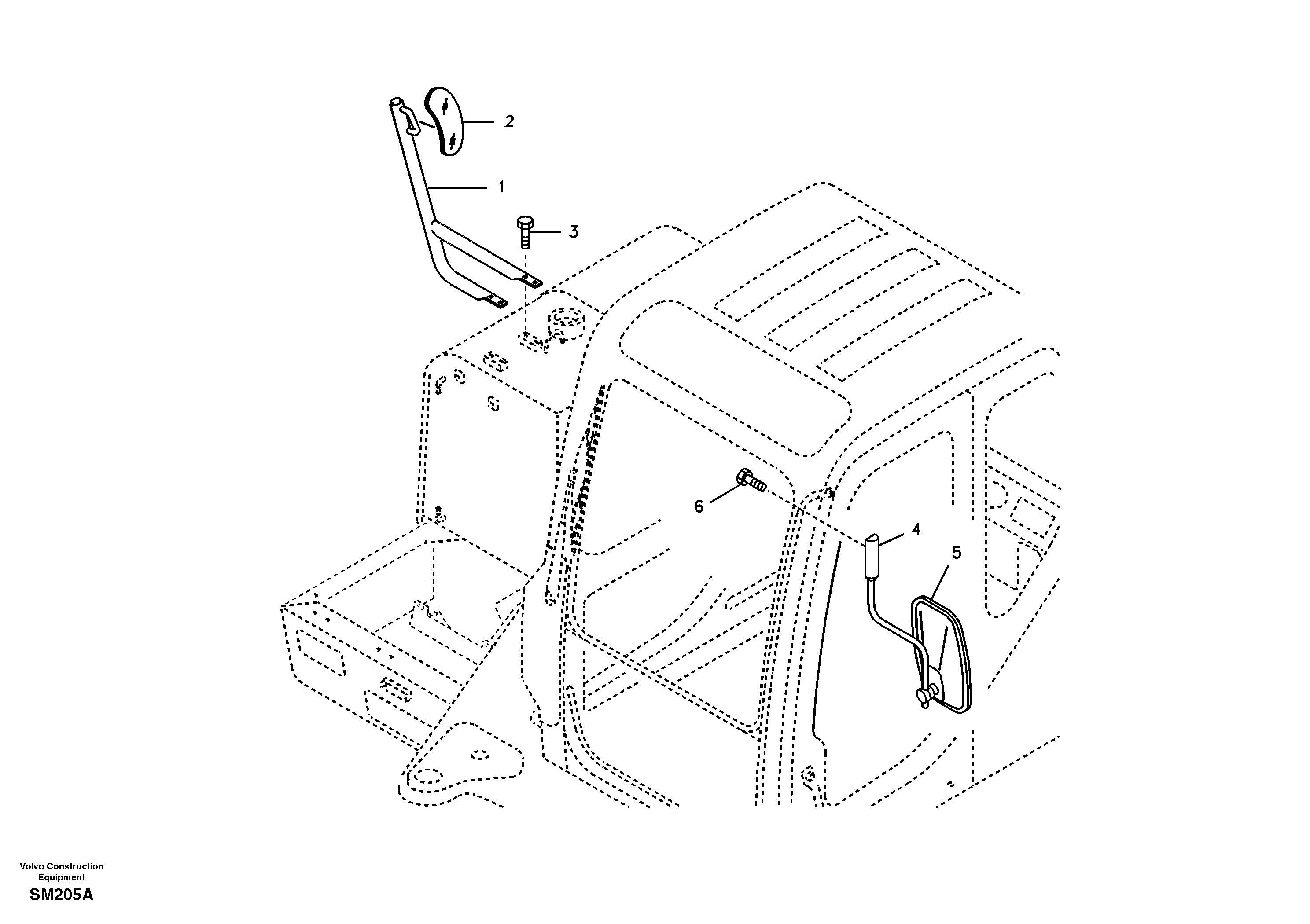 Support SA1166-30010 VOLVO