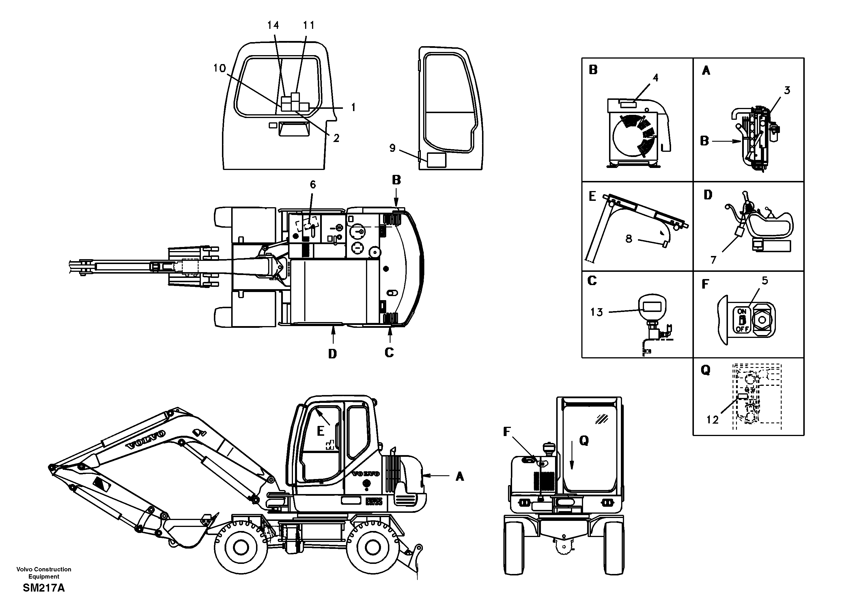 Decal SA1192-30520 VOLVO