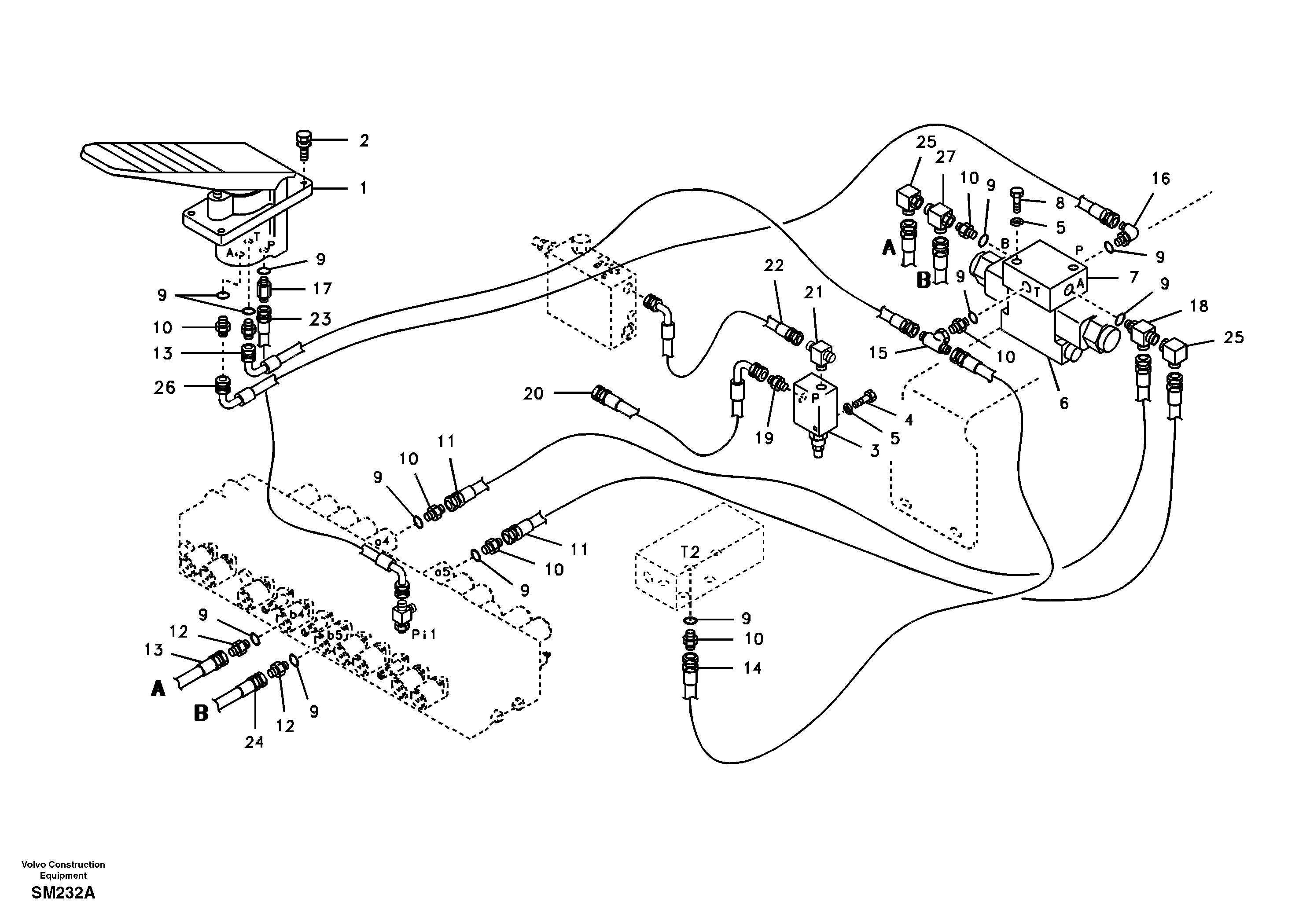 Relief valve VOE14537246 VOLVO
