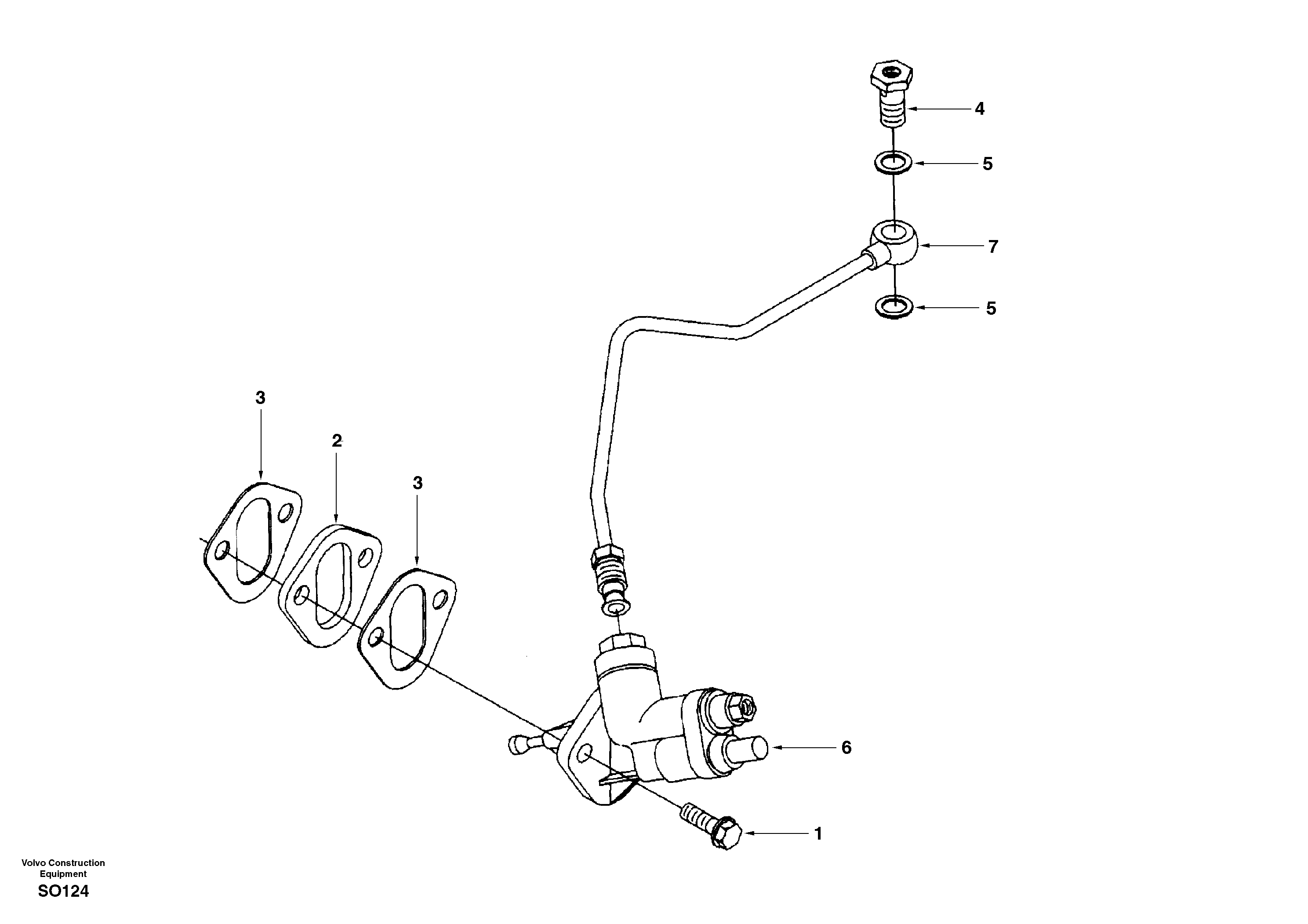 Gasket SA3931059 VOLVO