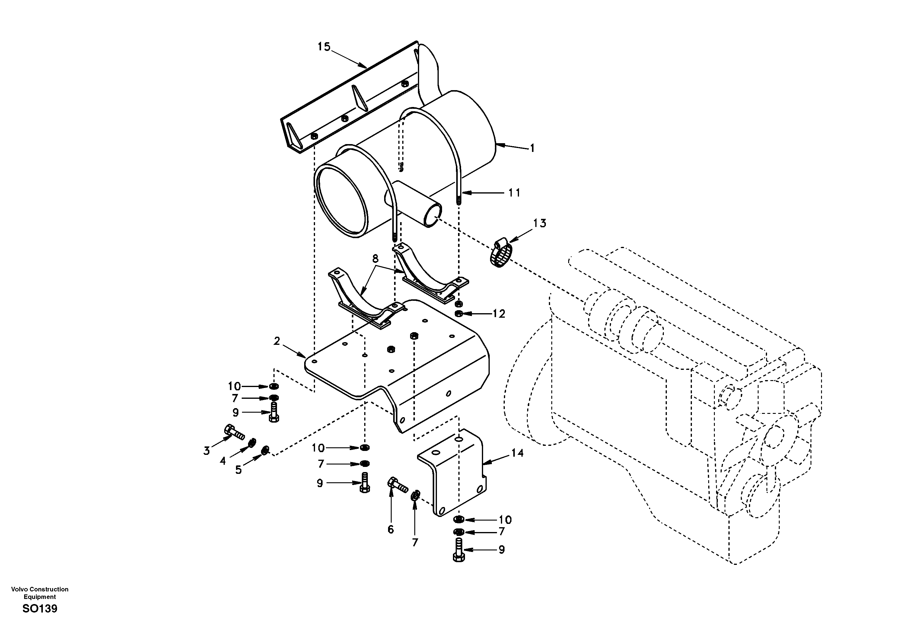 Bracket VOE14504749 VOLVO
