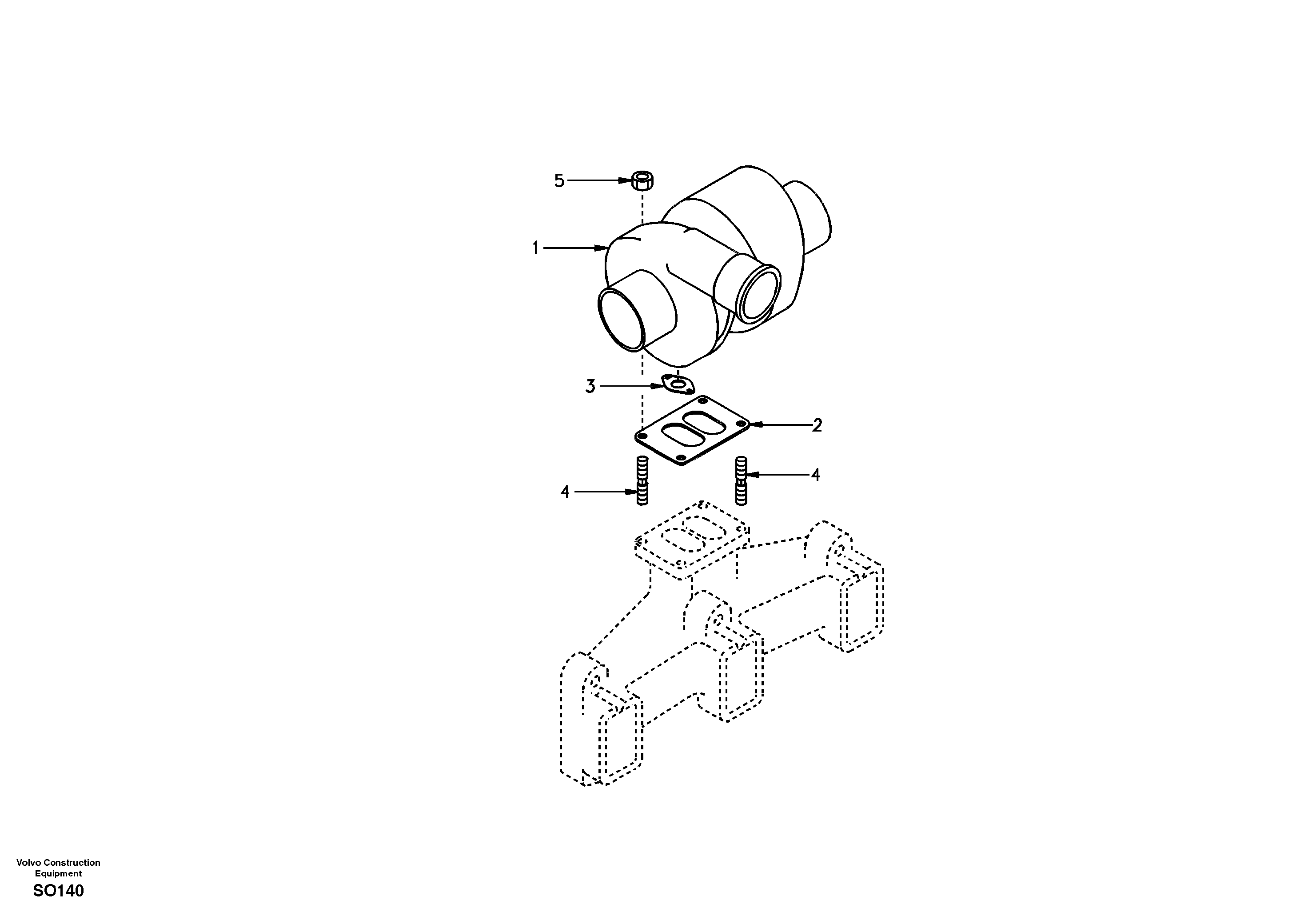 Turbocharger SA3592015 VOLVO