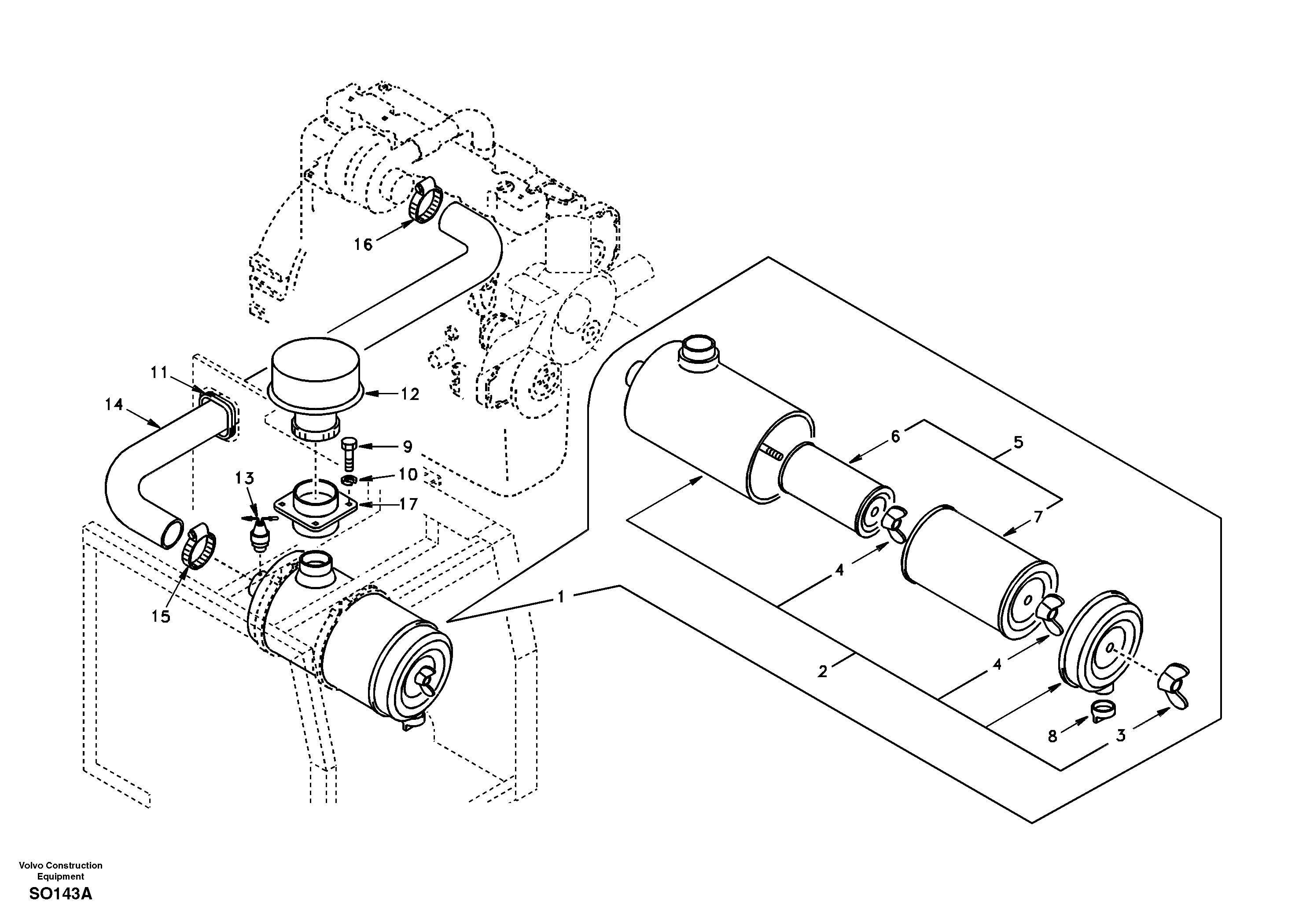 Hose VOE14504747 VOLVO
