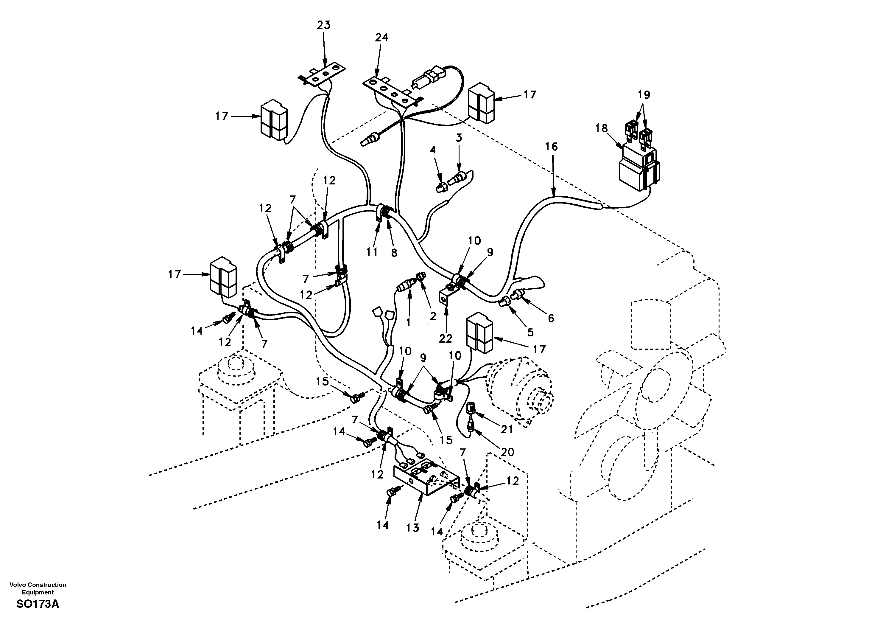Bracket SA/VOE14509033 VOLVO