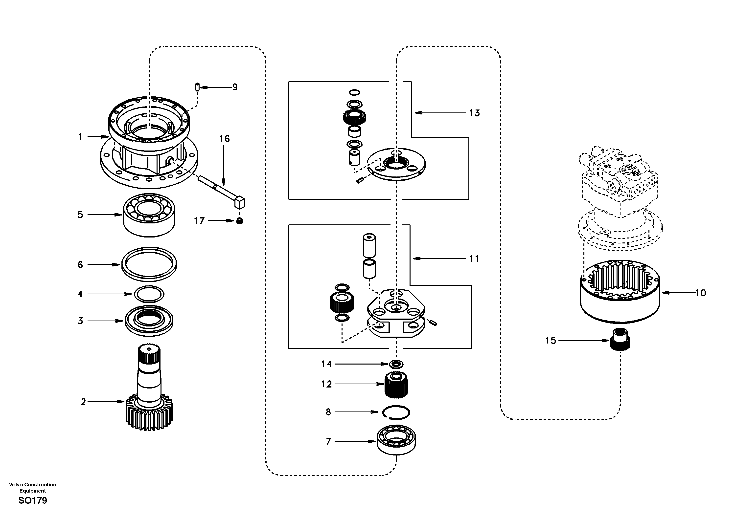 Bearing SA7118-27280 VOLVO