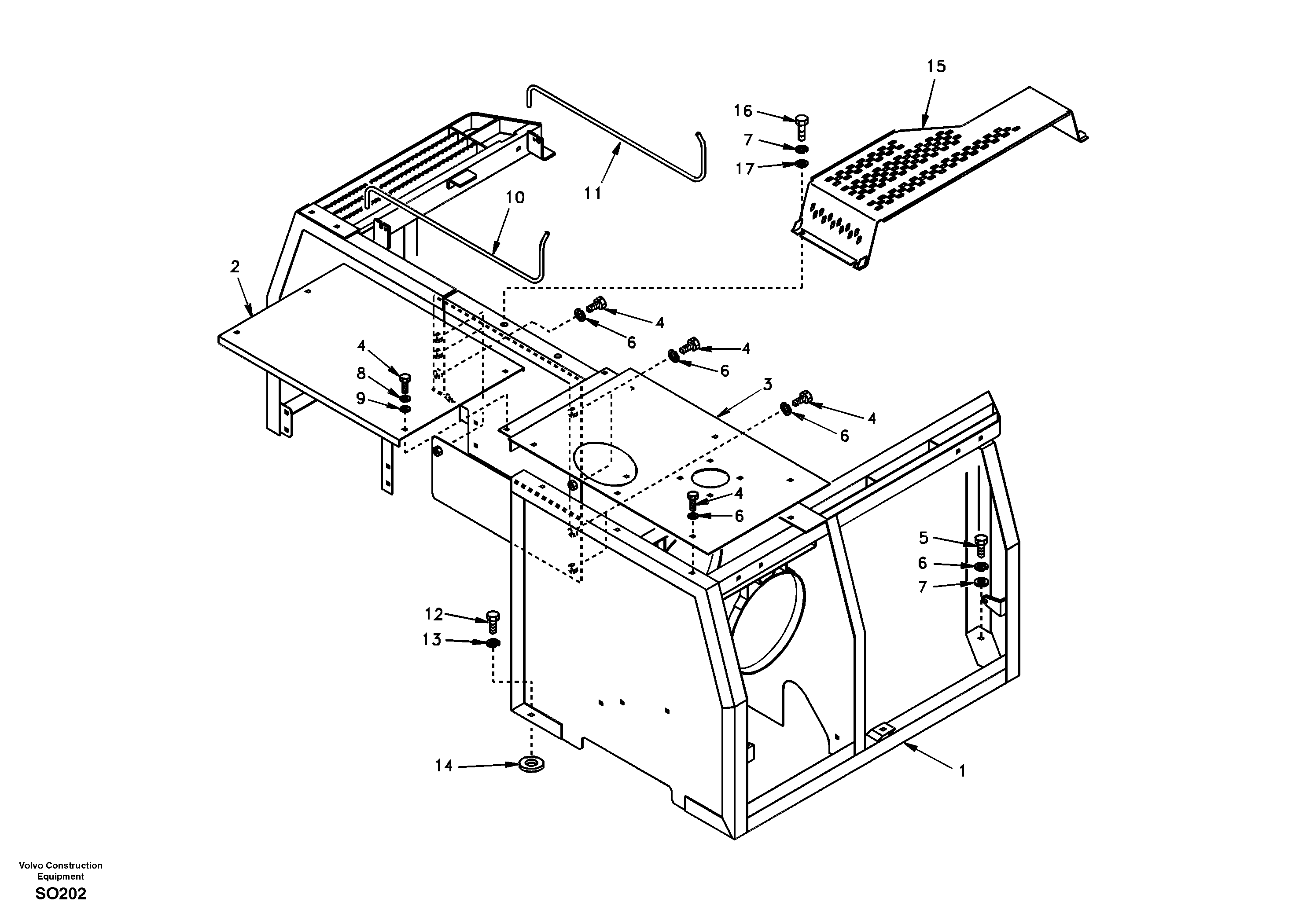 Frame RM/VOE14504591 VOLVO