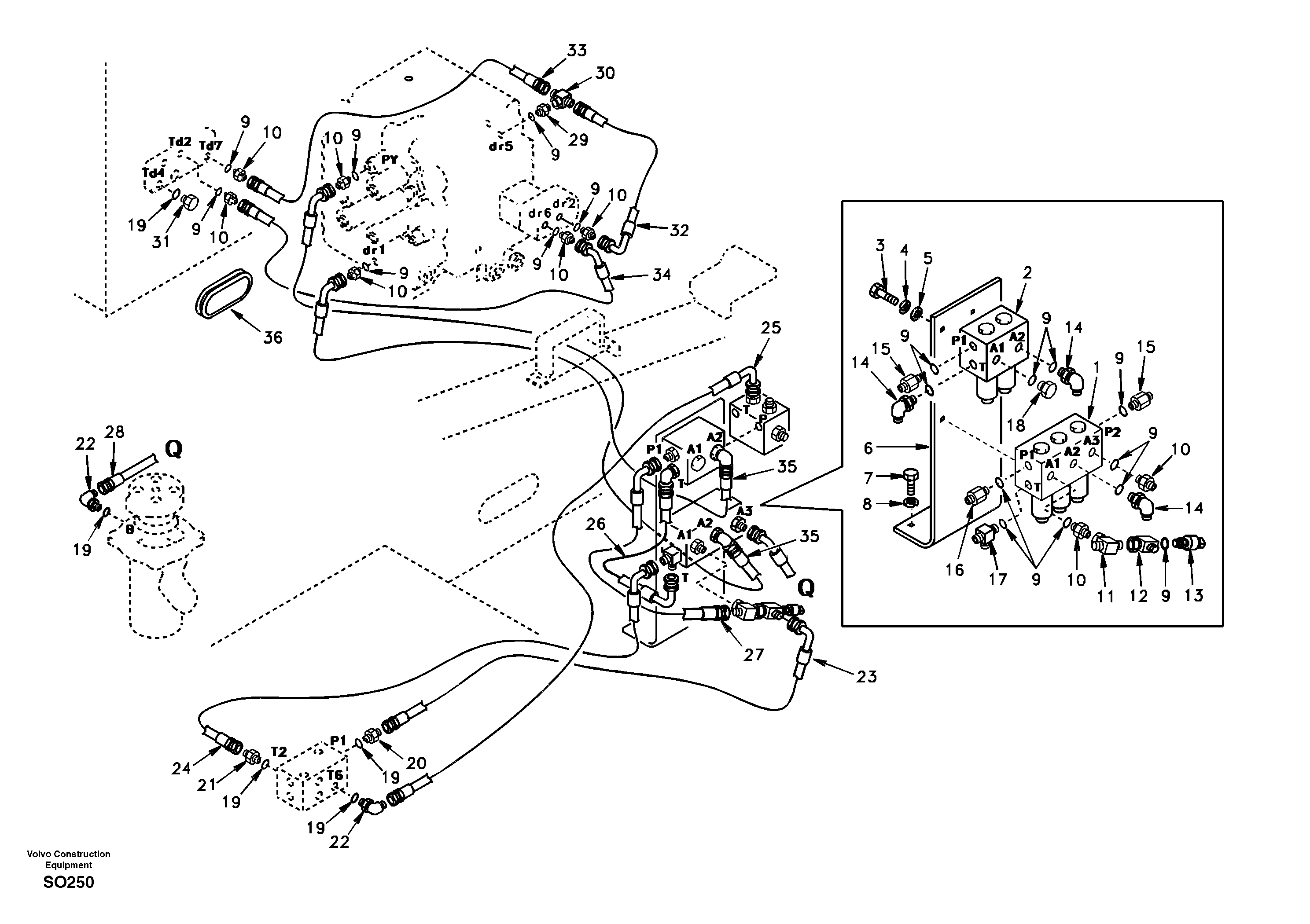 Bracket SA/VOE14509182 VOLVO