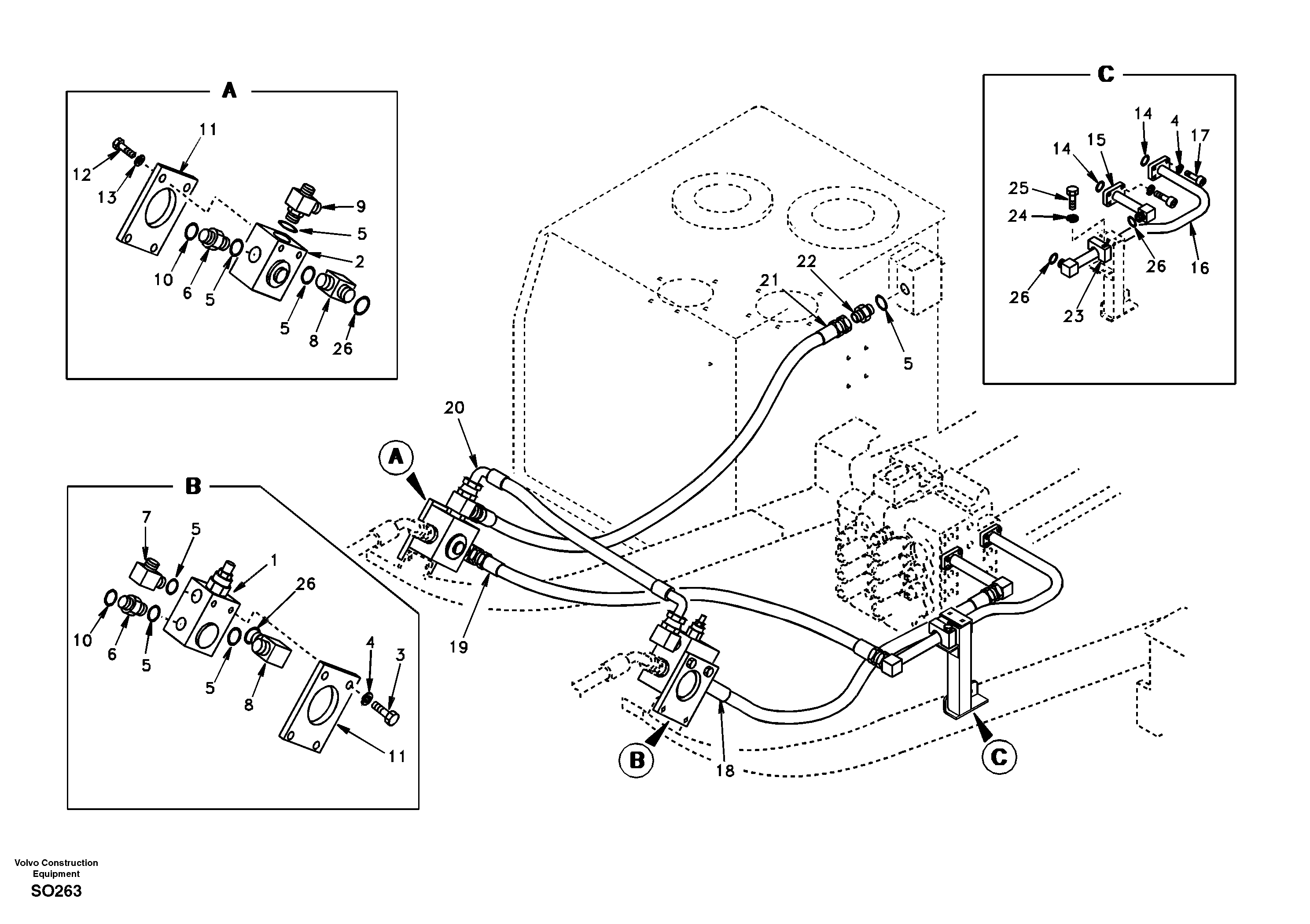 Bracket VOE14504796 VOLVO