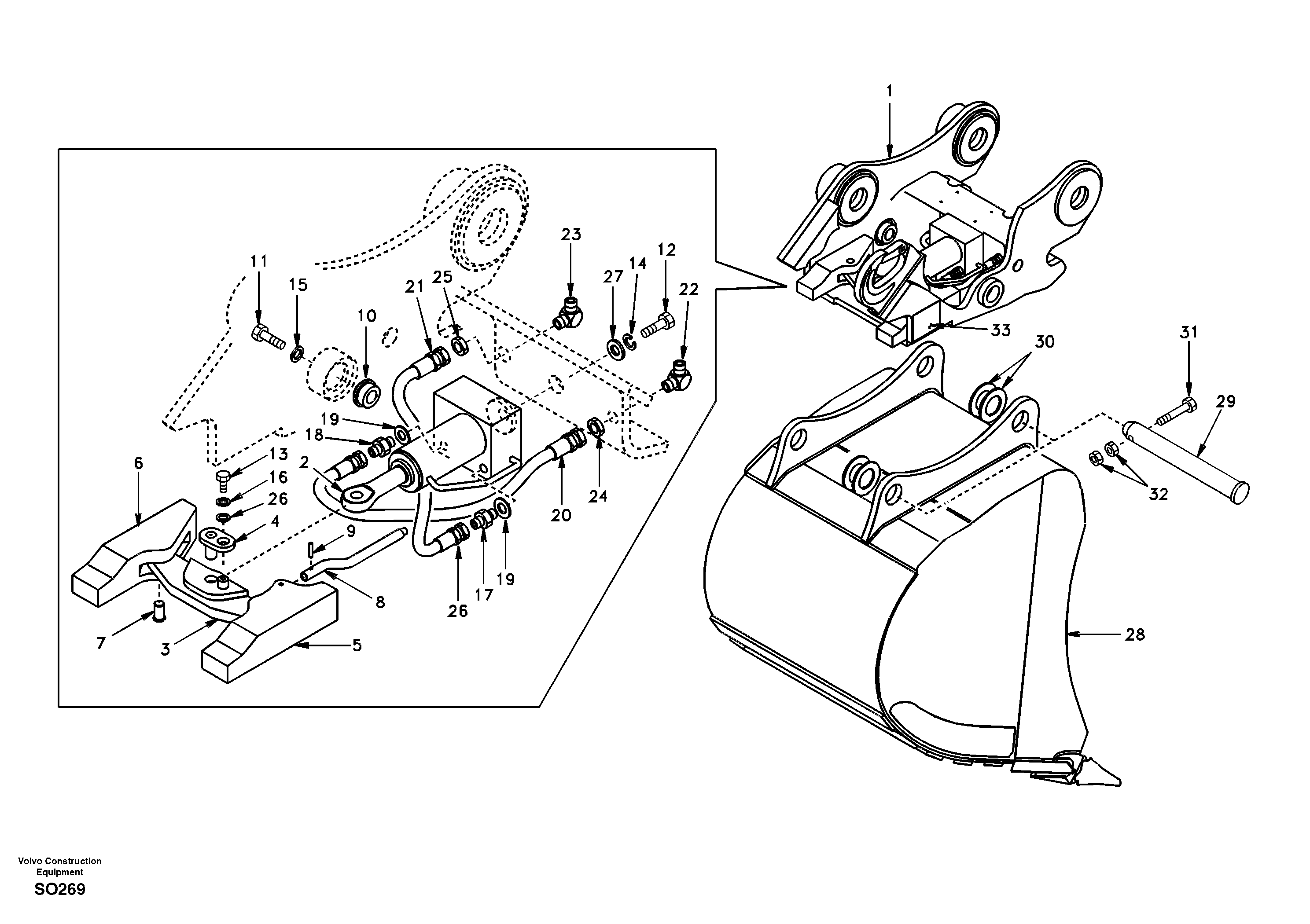 Press.limiting valve VOE14505298 VOLVO