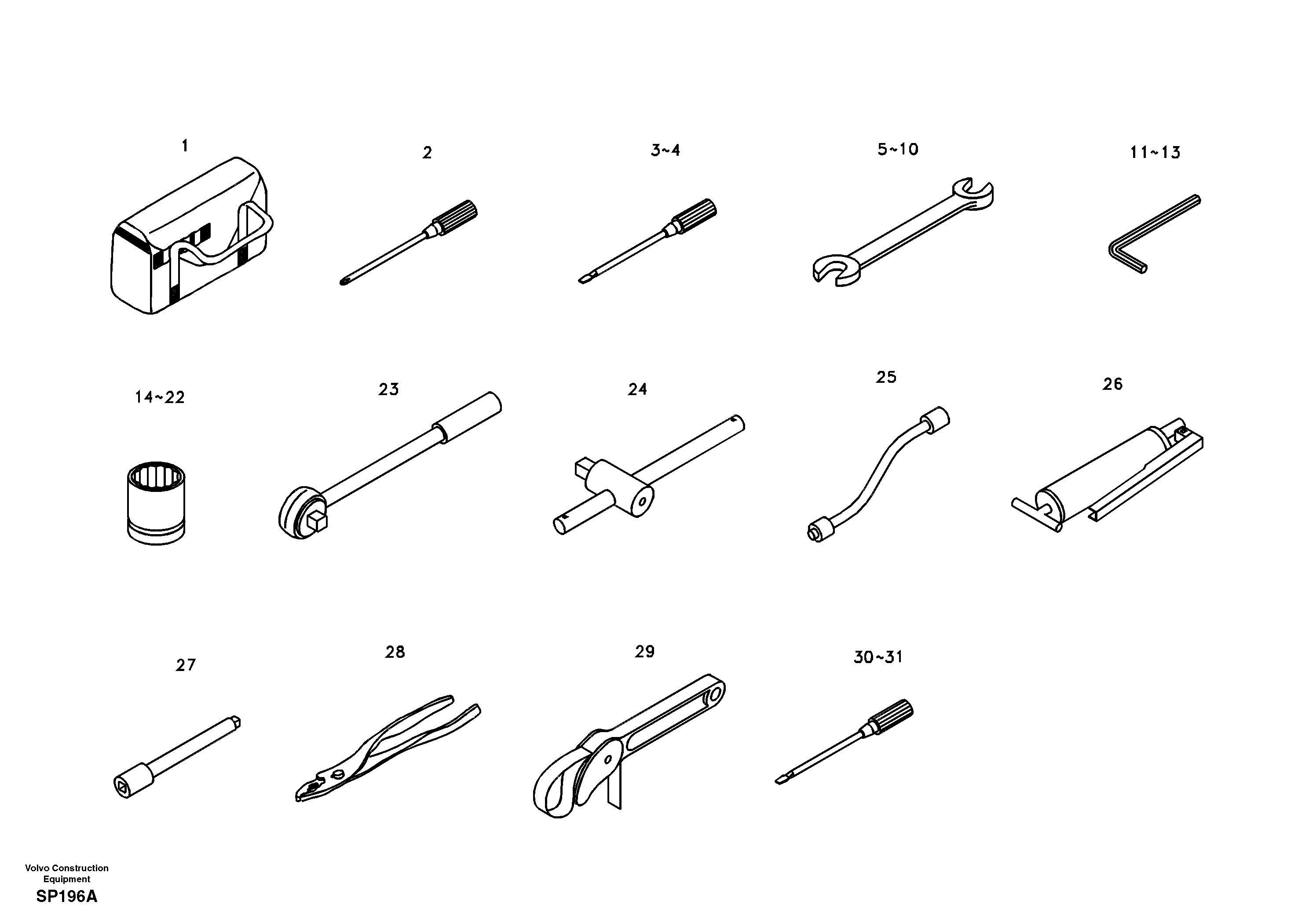 Tool RM/VOE14507834 VOLVO