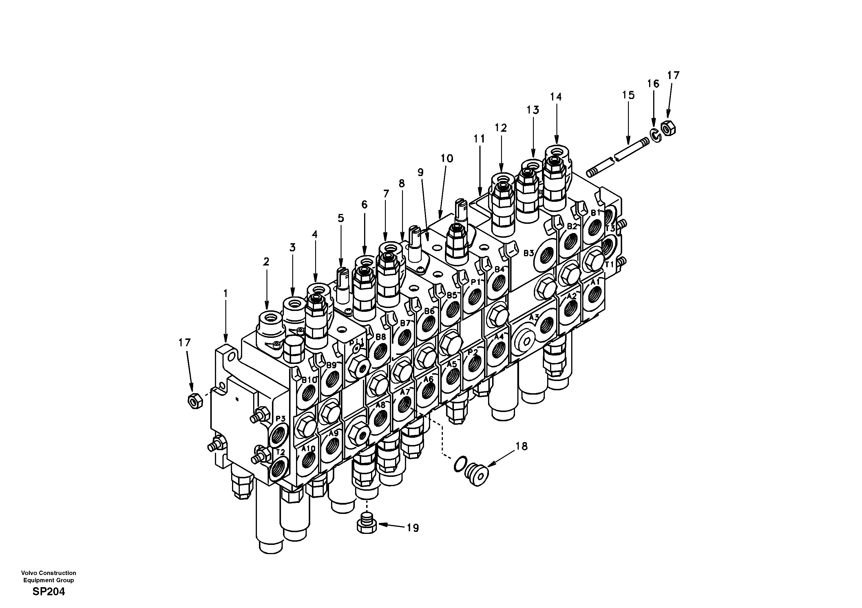 Valve VOE14503975 VOLVO