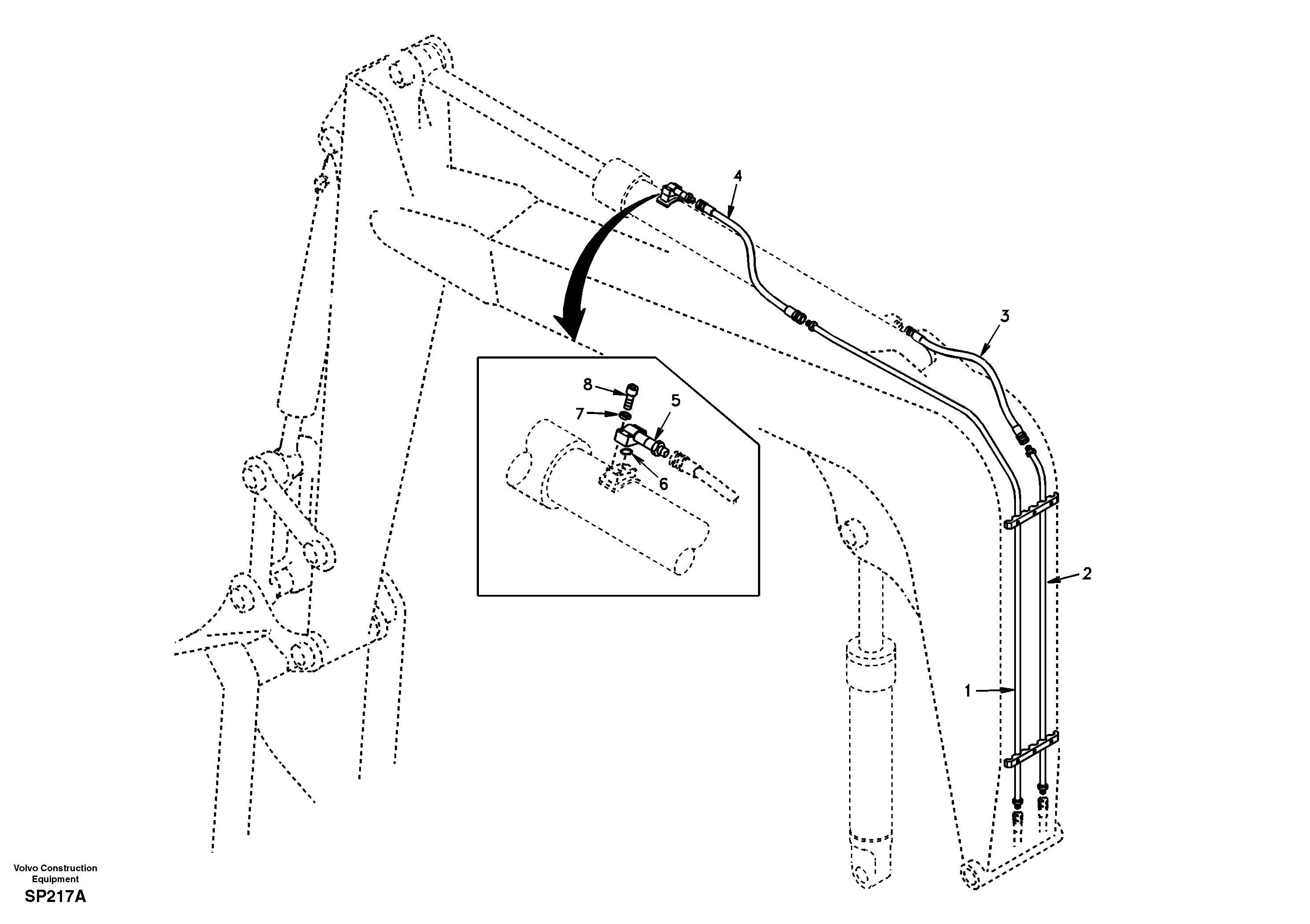 Pipe VOE14509426 VOLVO