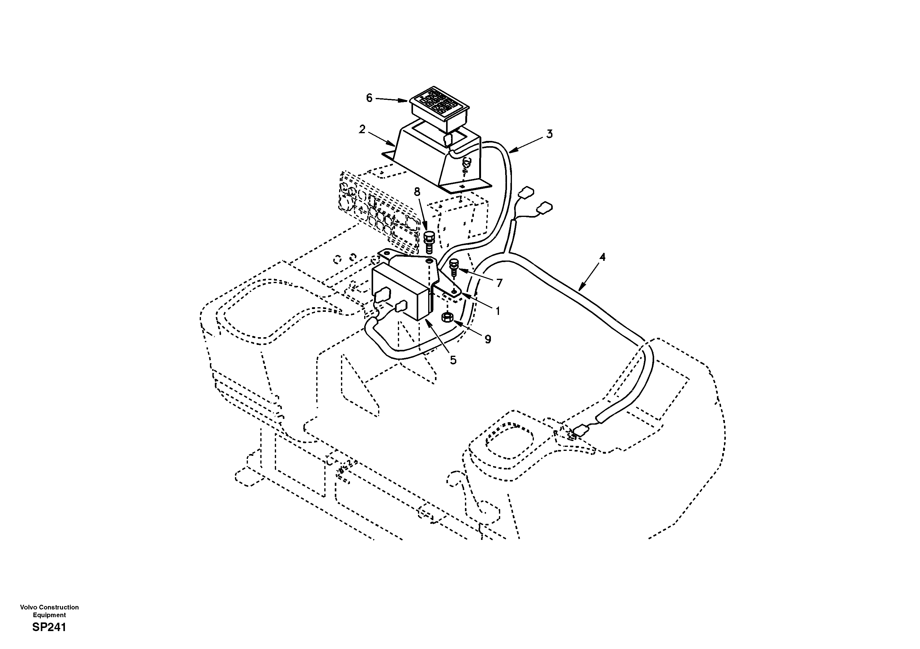 Wire harness VOE14517200 VOLVO