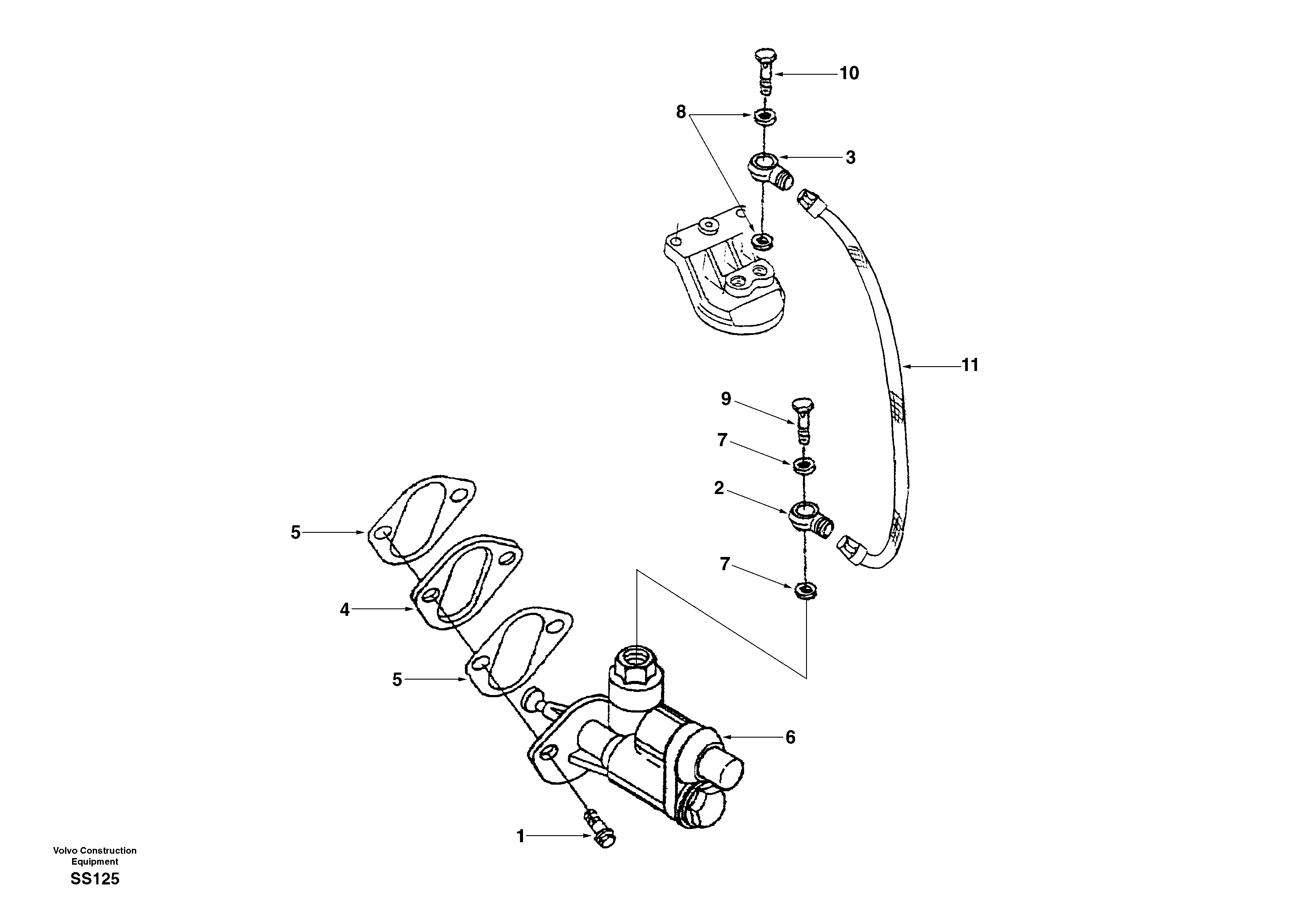 For upper engine part SA3281476 VOLVO
