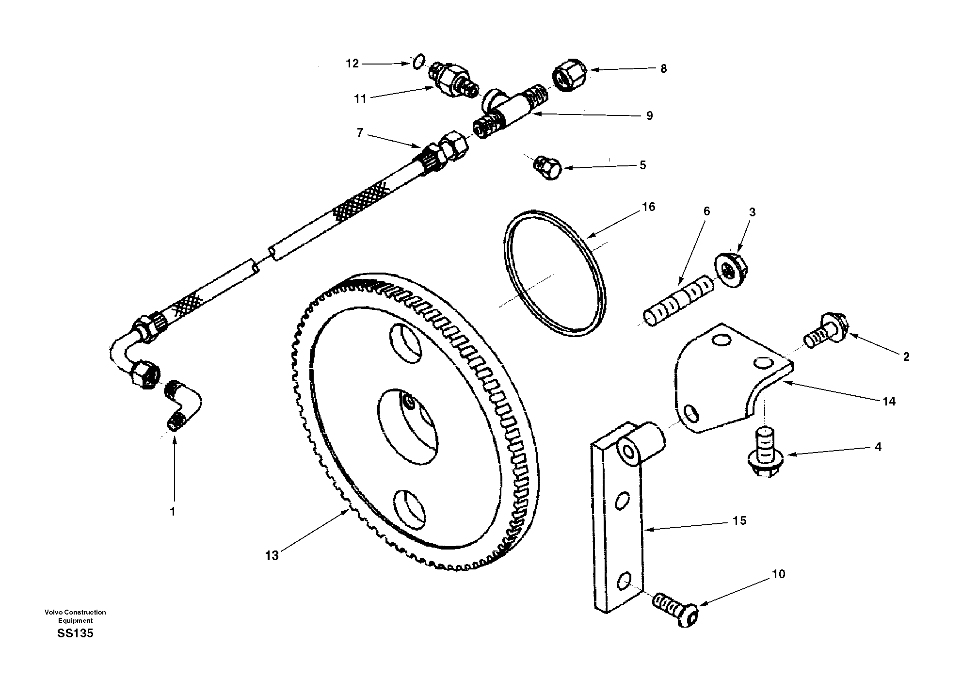 Brace SA3934506 VOLVO