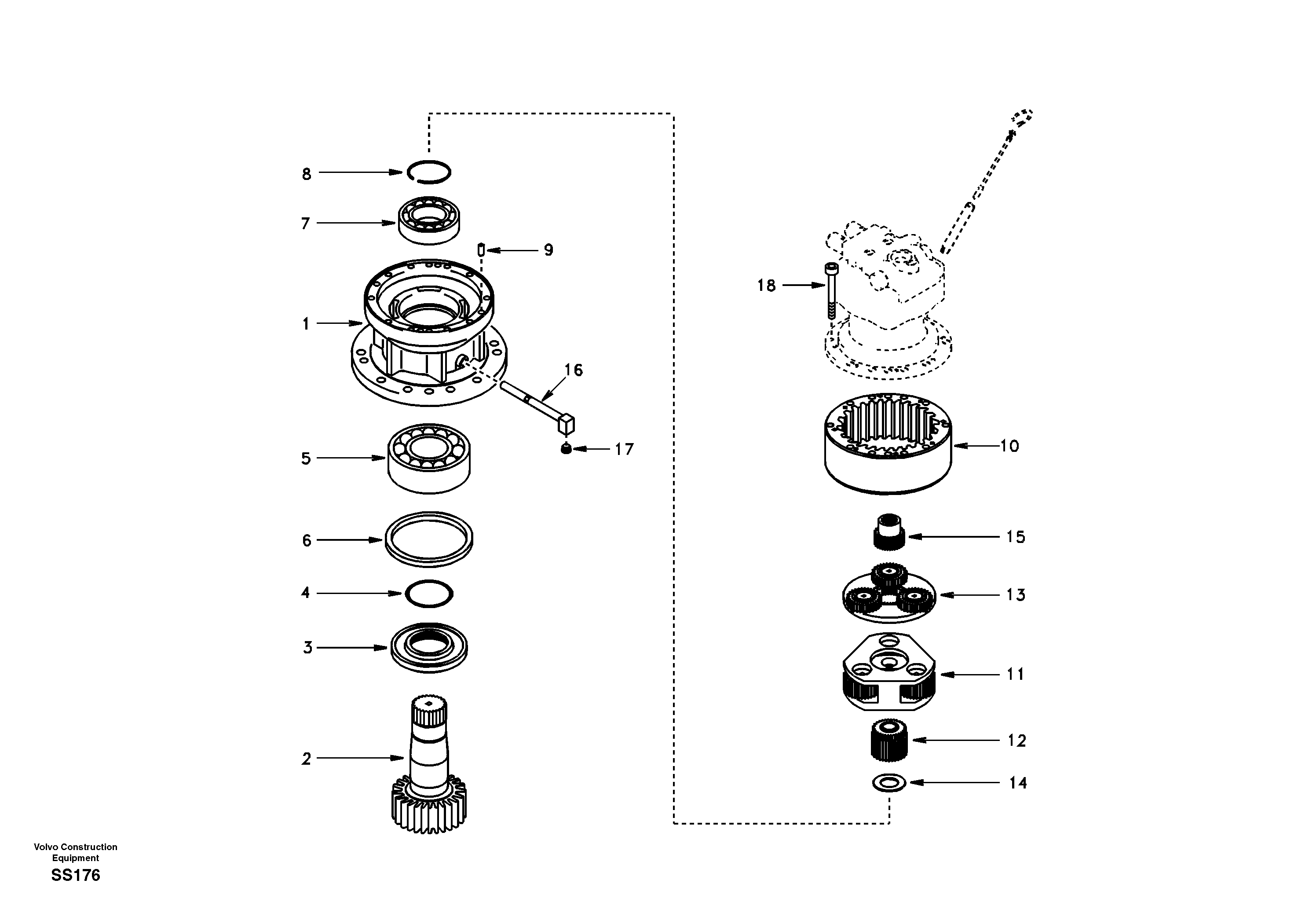 Swg Gearbox VOE14521442 VOLVO