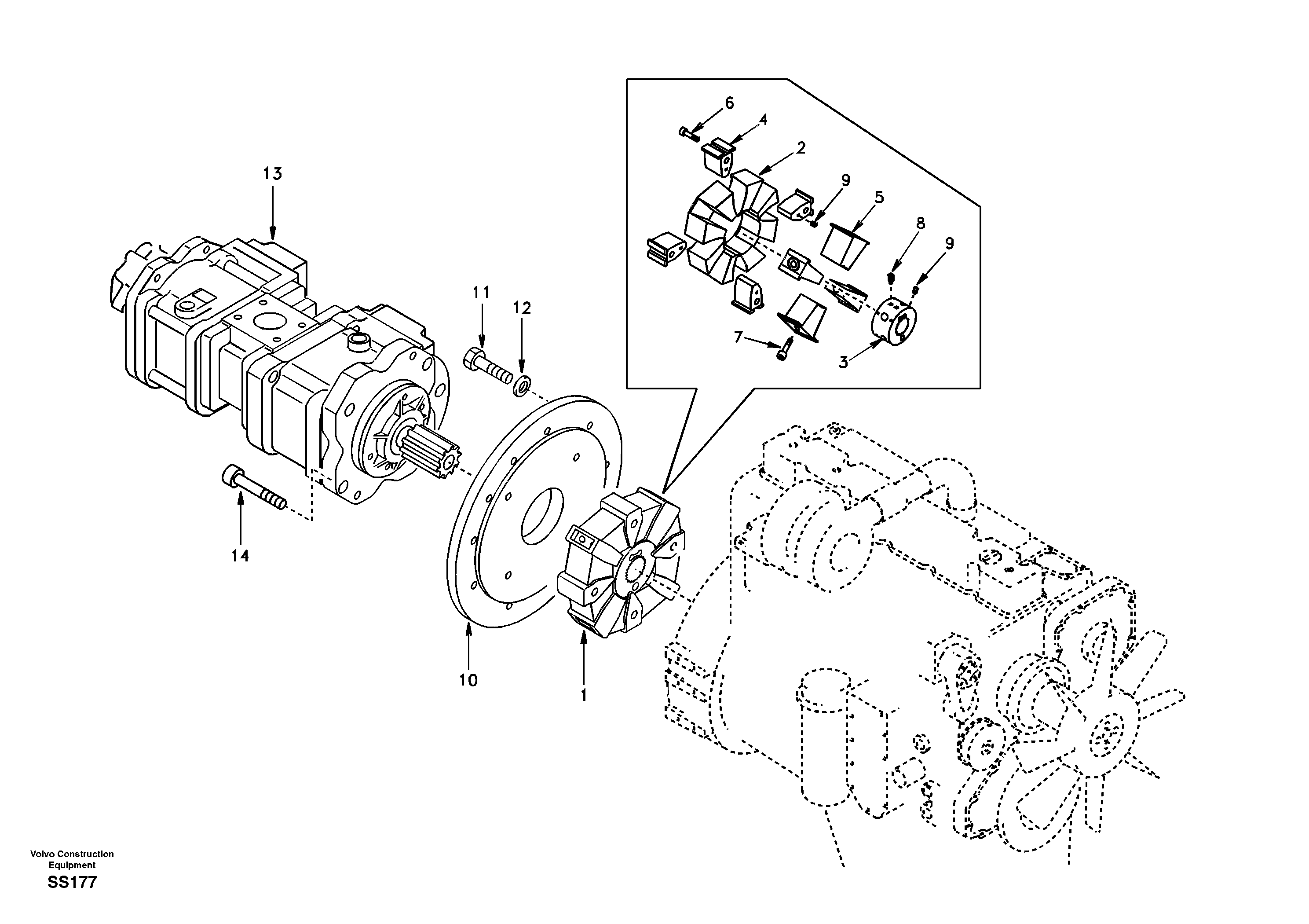 Pump SA1142-00660 VOLVO
