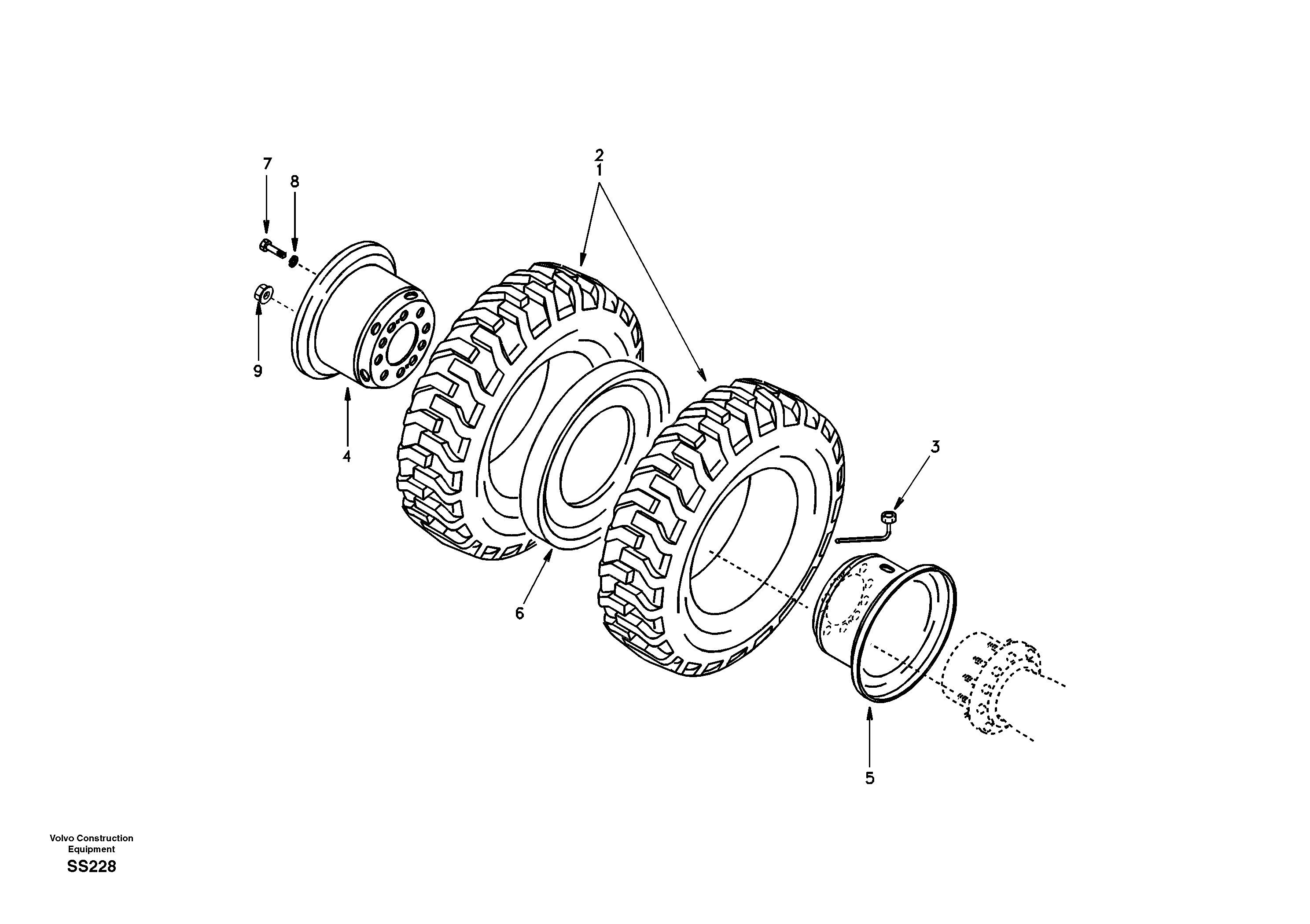 Insert SA1030-61552 VOLVO