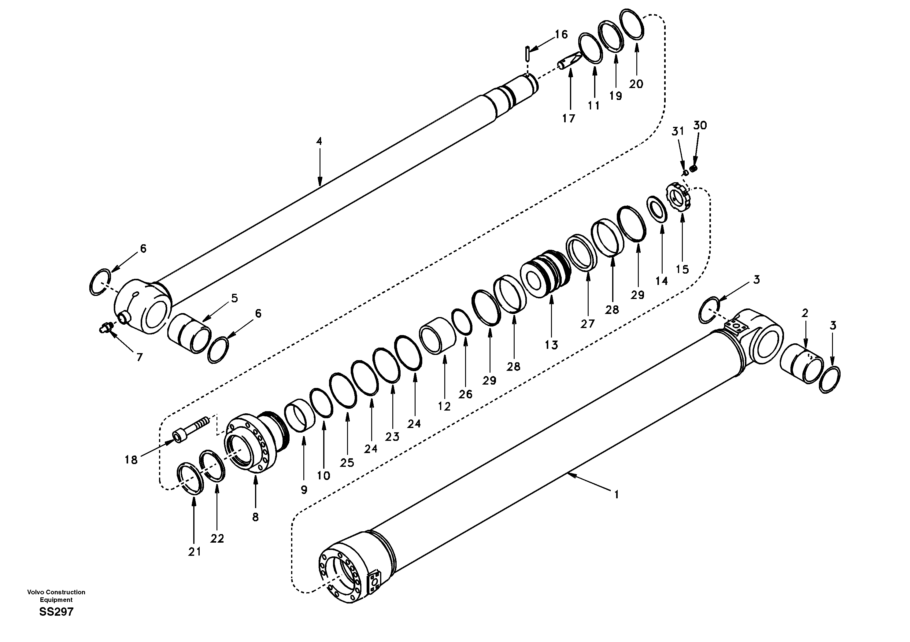 Rod Assy VOE14501128 VOLVO
