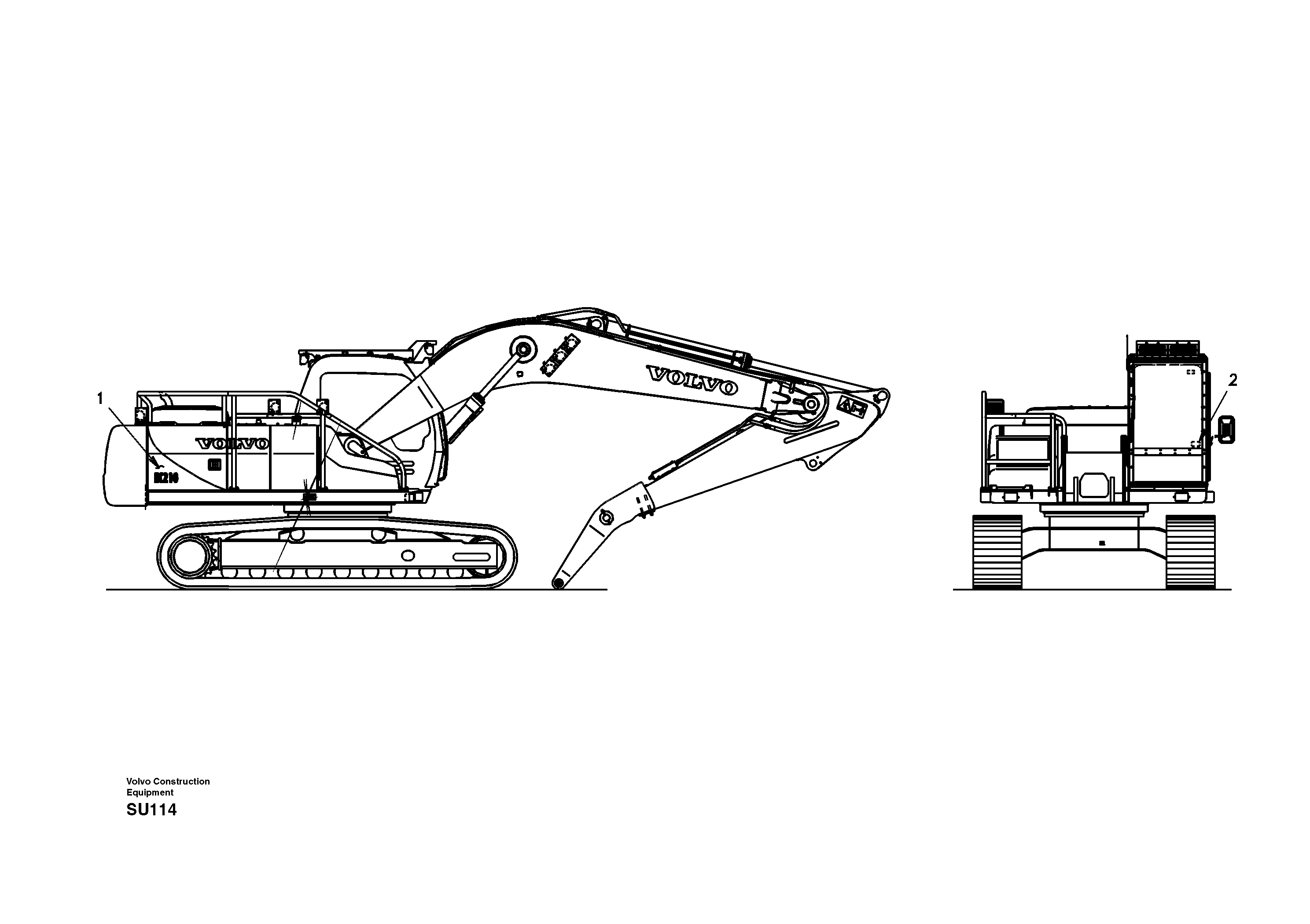 Decal VOE14504024 VOLVO