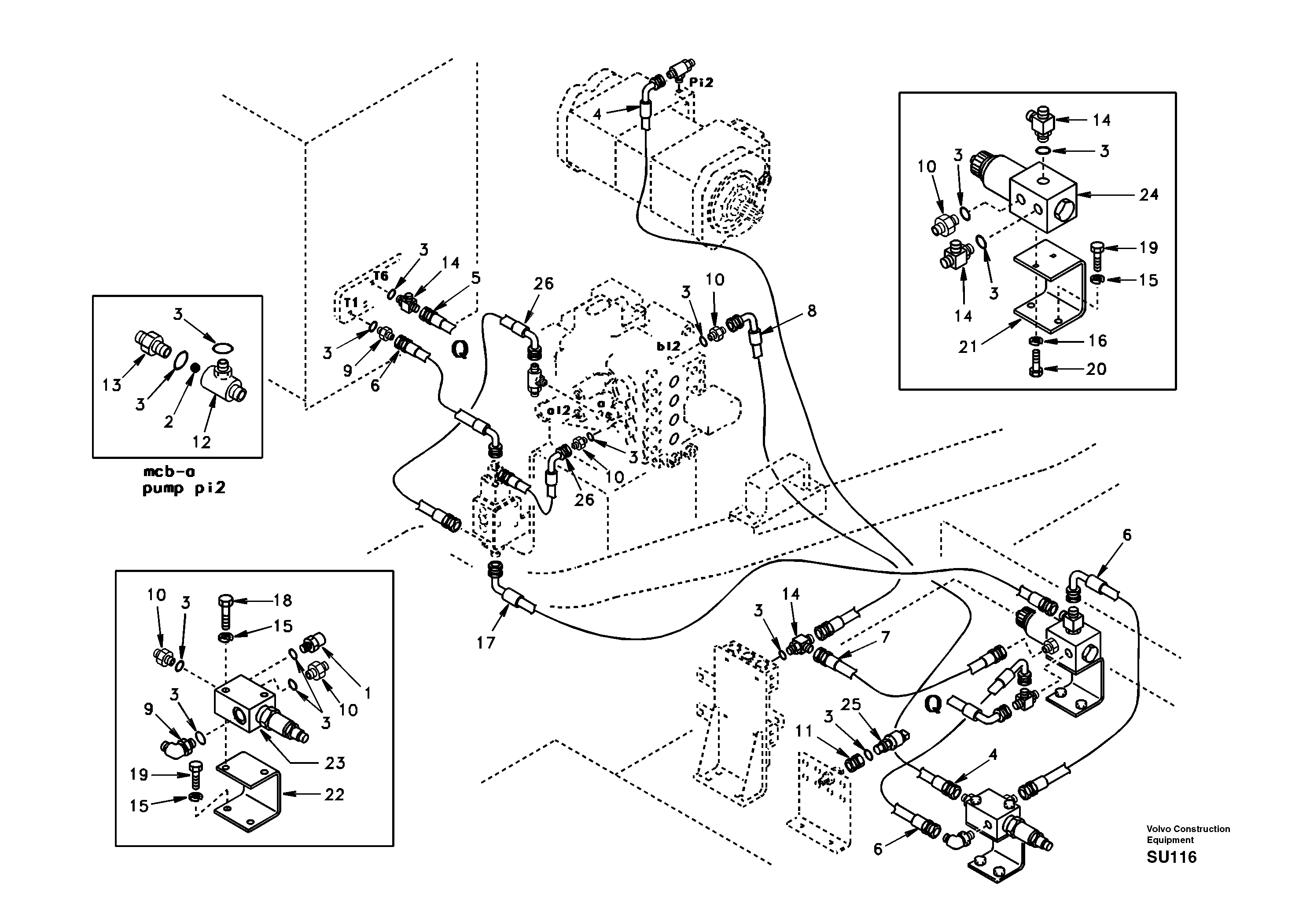 Bracket SA/VOE14502724 VOLVO