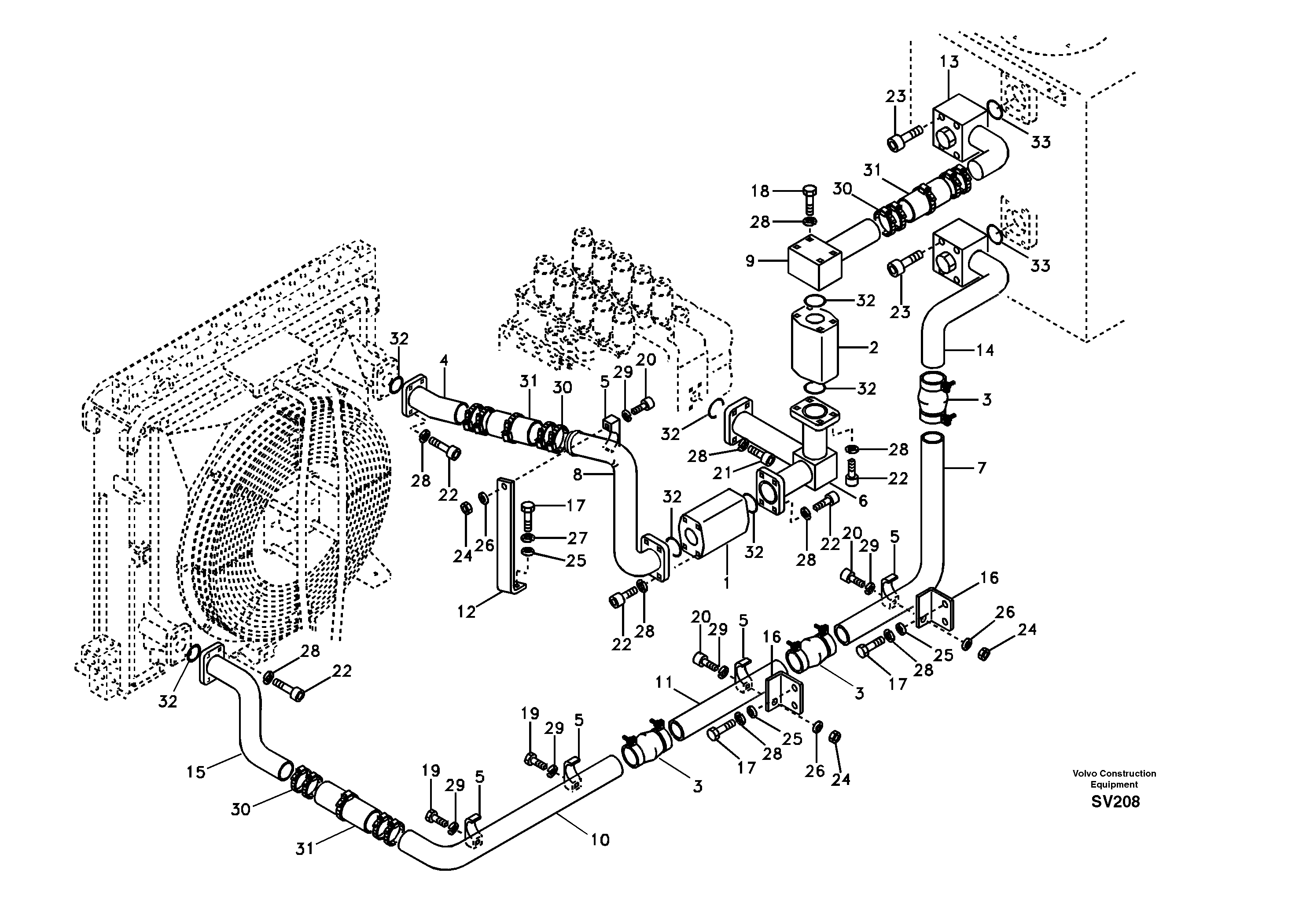 Pipe VOE14503517 VOLVO