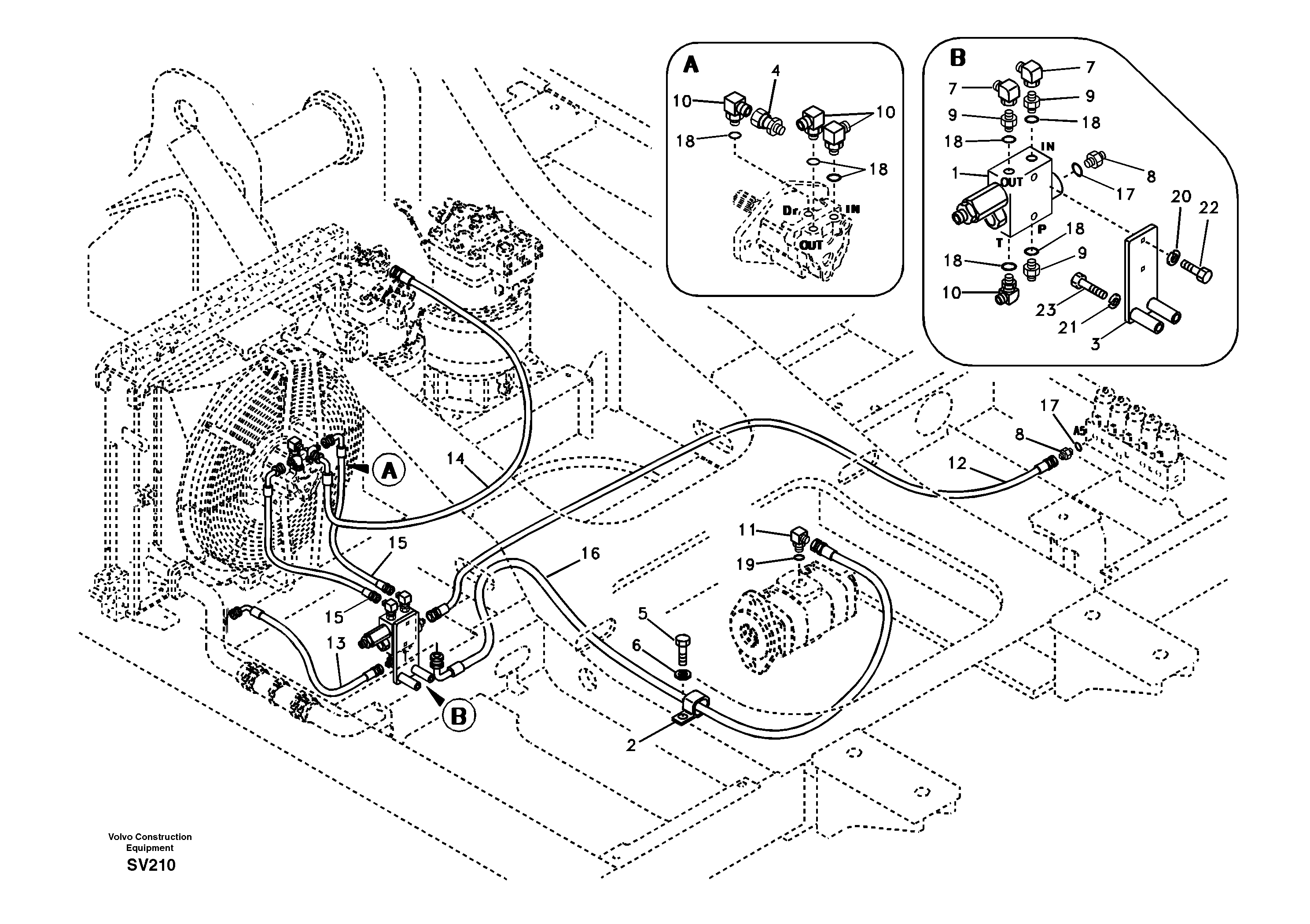 Timing gear casing SA9451-03213 VOLVO
