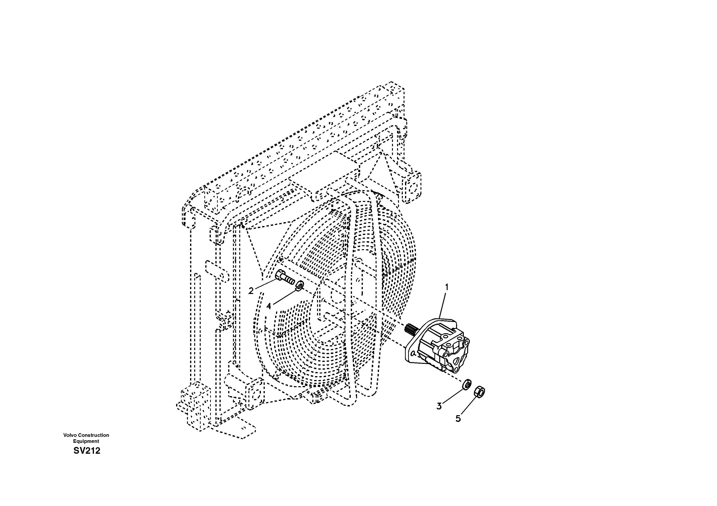Motor VOE14505903 VOLVO