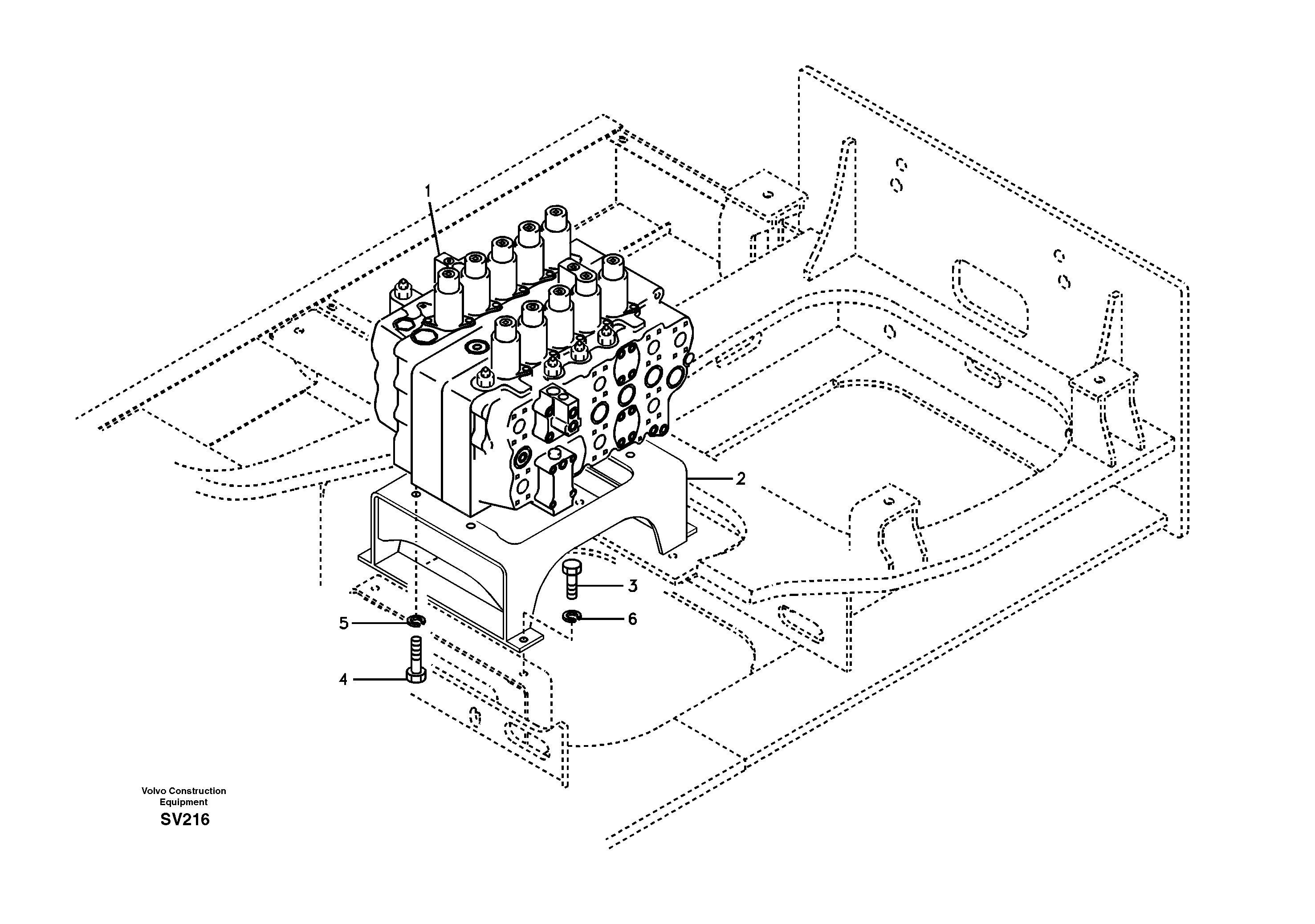 Bracket VOE14514126 VOLVO