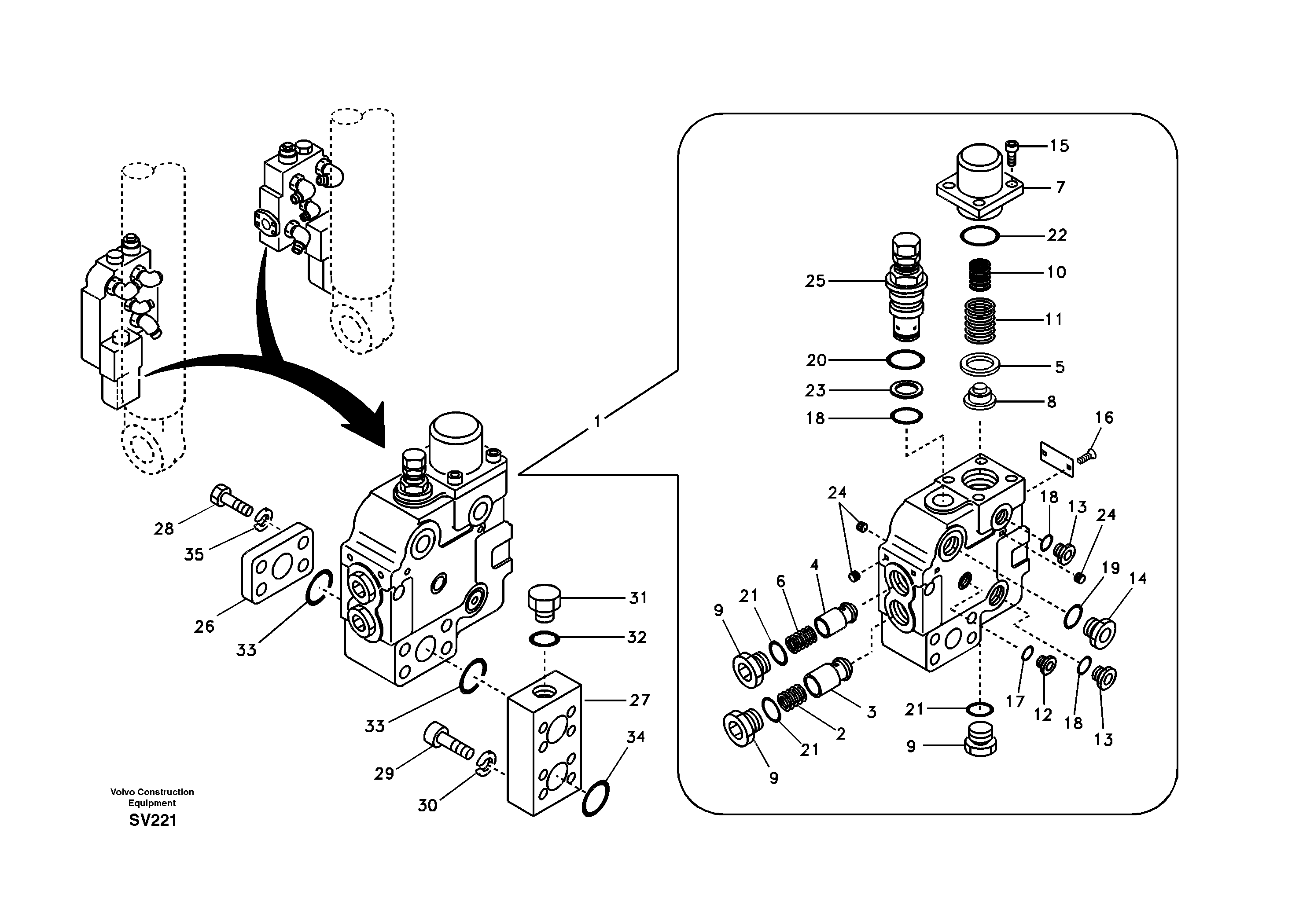 Screw VOE14512236 VOLVO