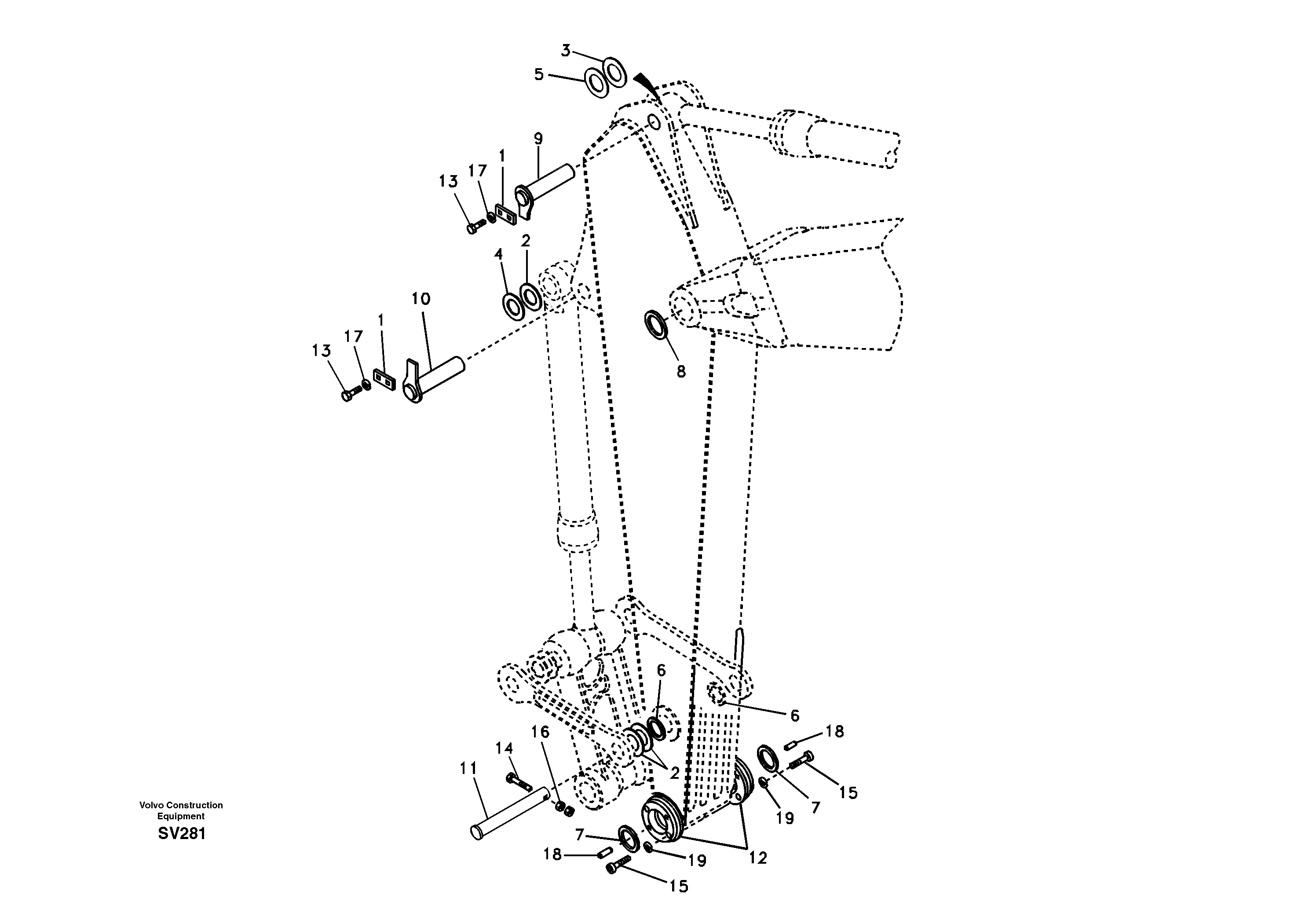 Digging Arm VOE14529571 VOLVO