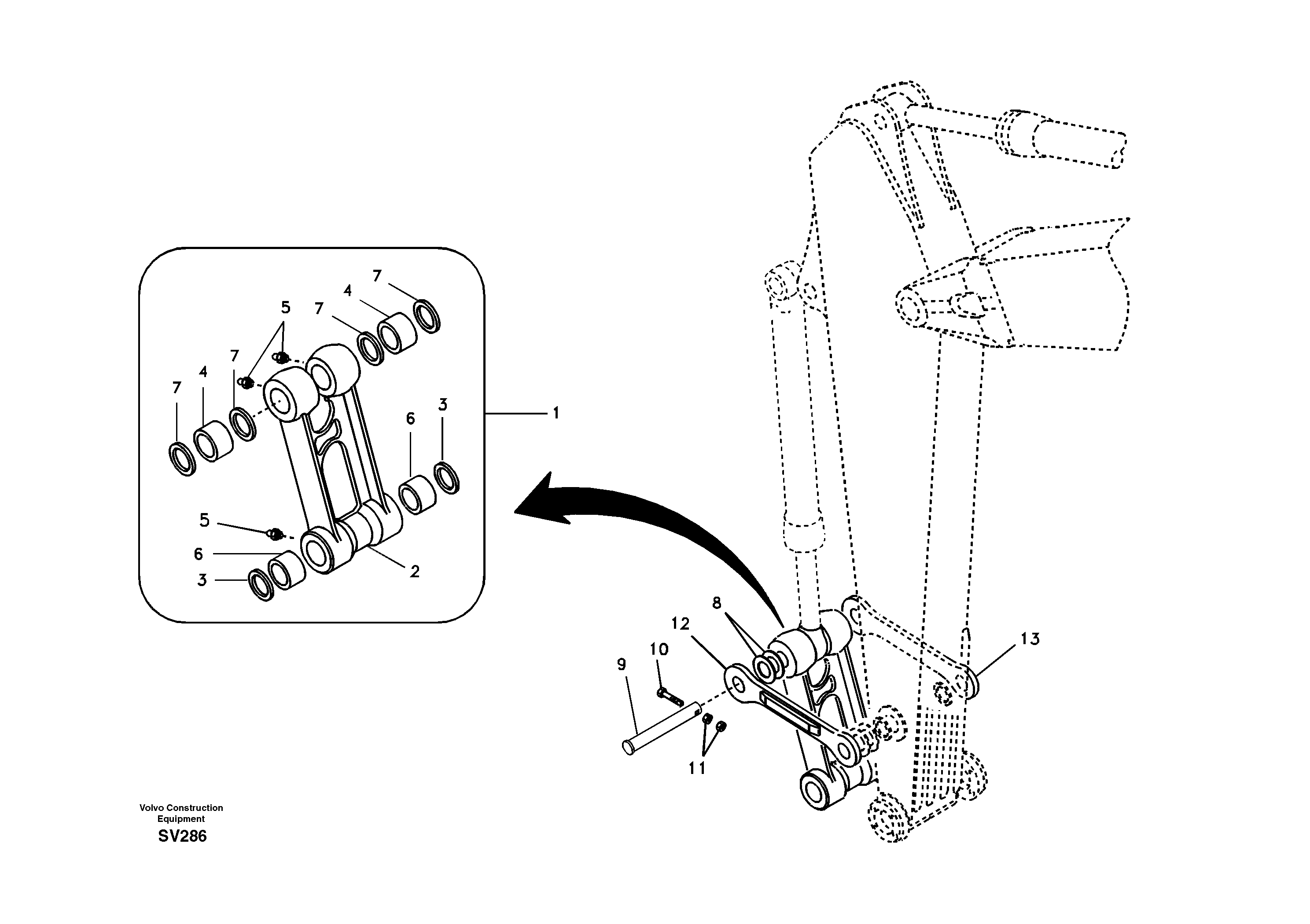 Connecting Rod VOE14525741 VOLVO