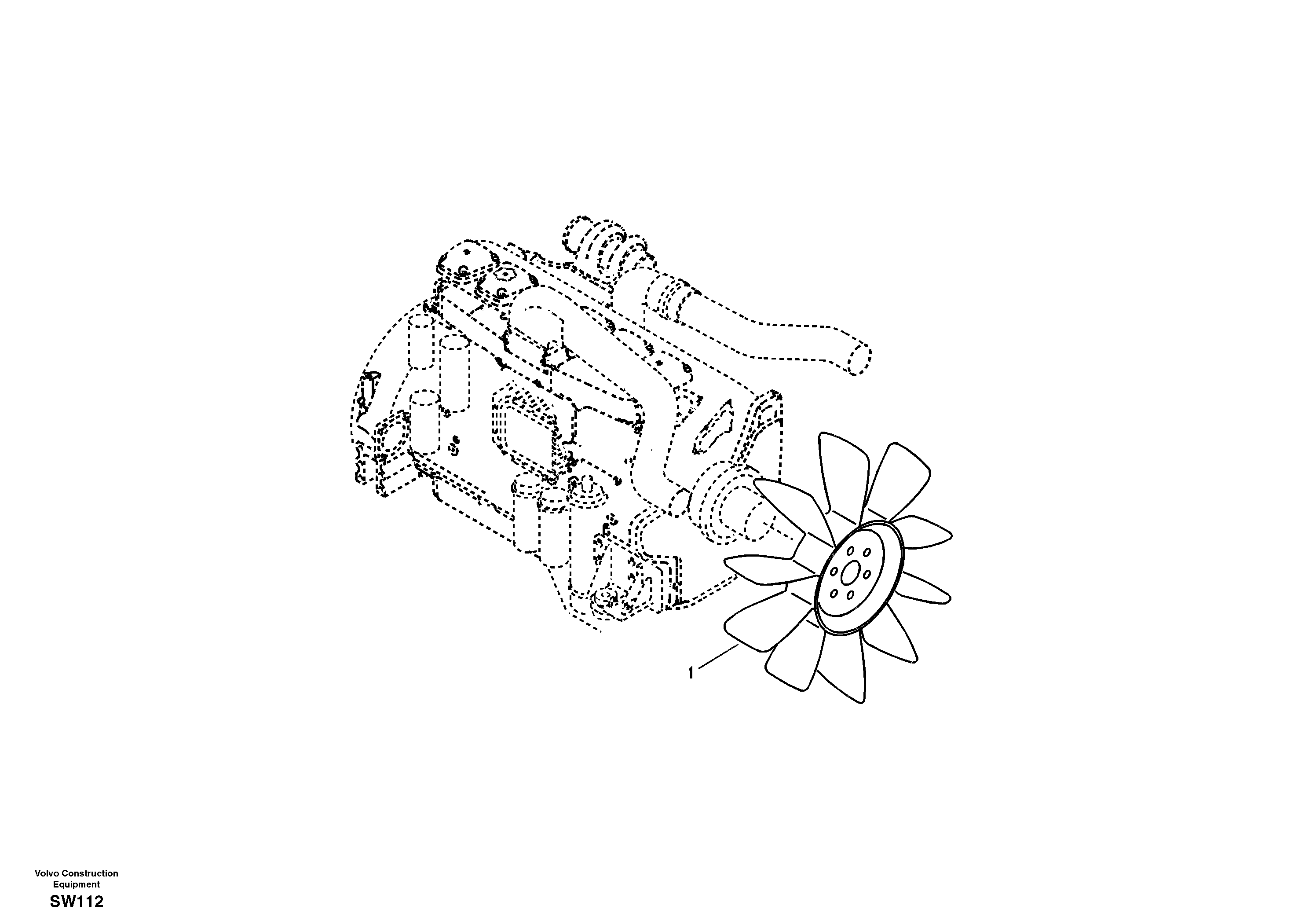 Fan VOE14506325 VOLVO