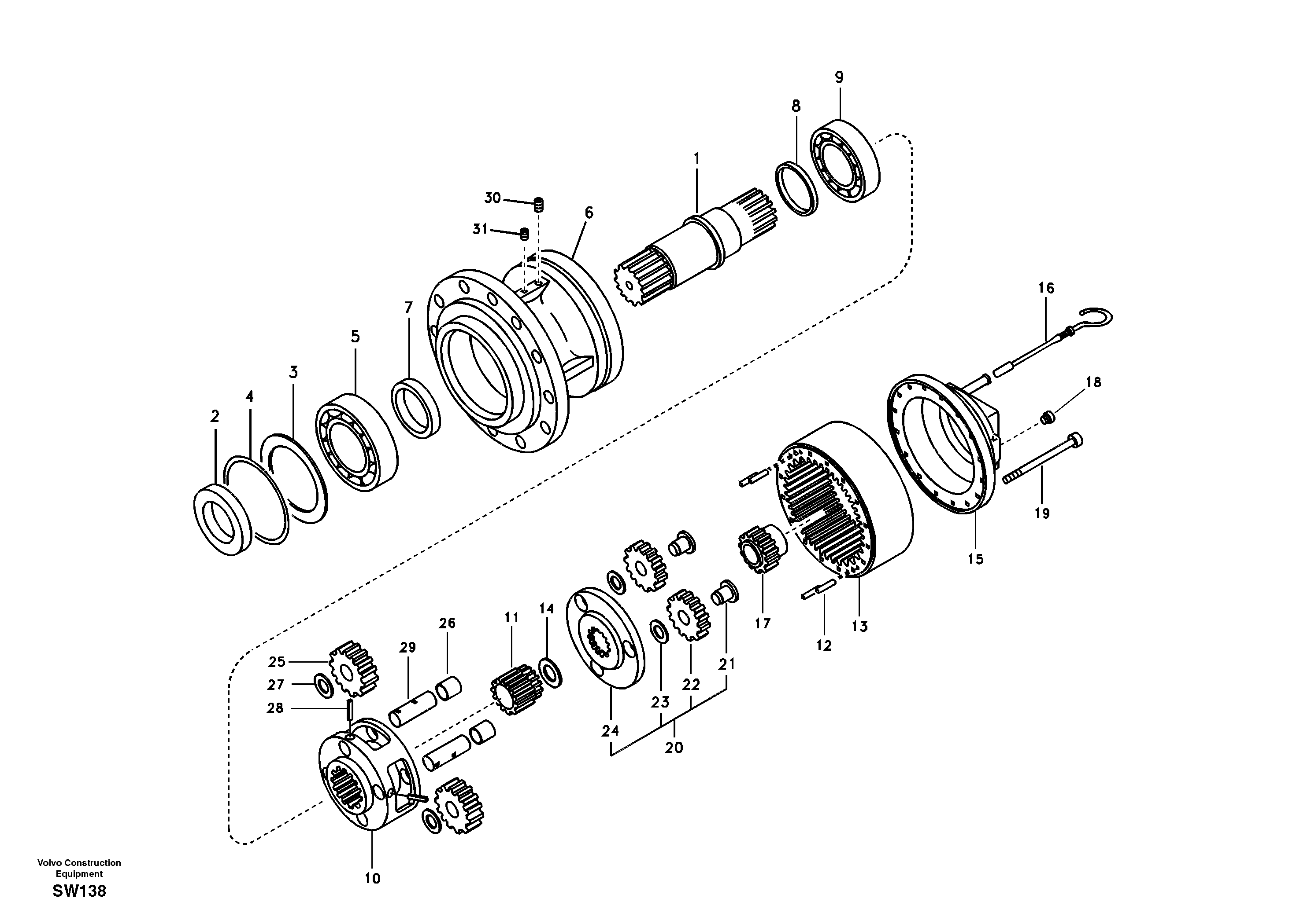 Gear SA8230-22770 VOLVO